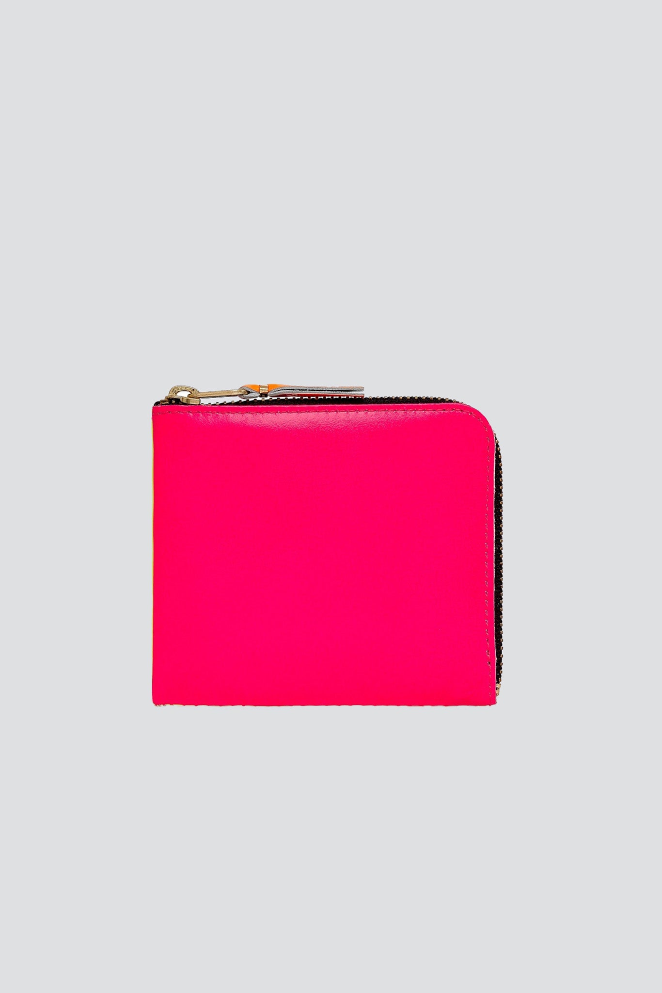 Super Fluo Half Zip Wallet Yellow Pink SA3100SF Comme Des Garcons Assembly New York