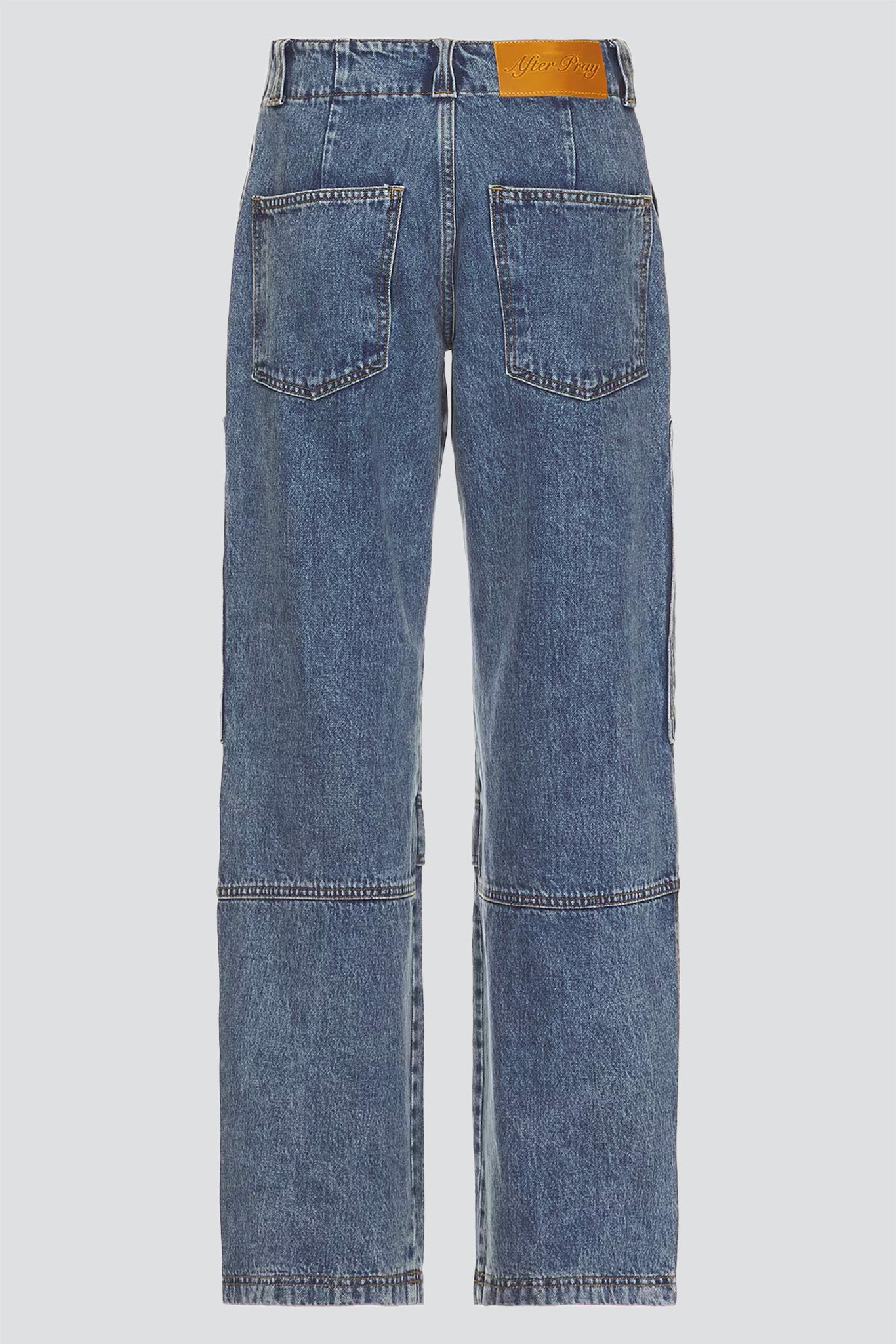 Light Indigo Max Cargo Denim Jeans