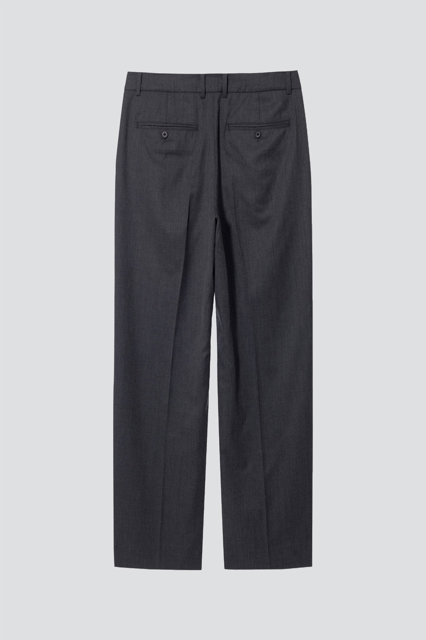 Grey Semi Wide Slacks