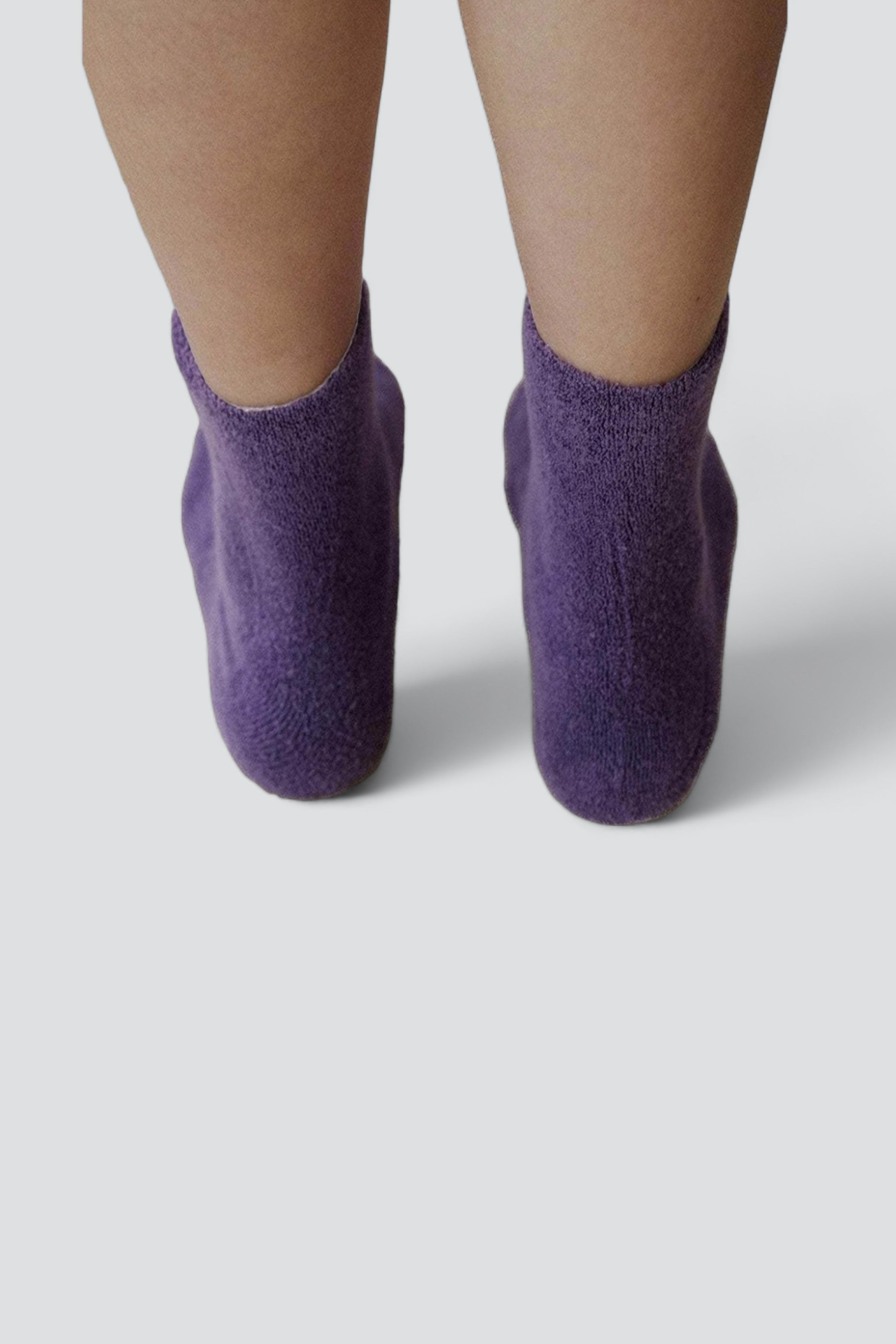 Yu purple Buckle Overankle Socks