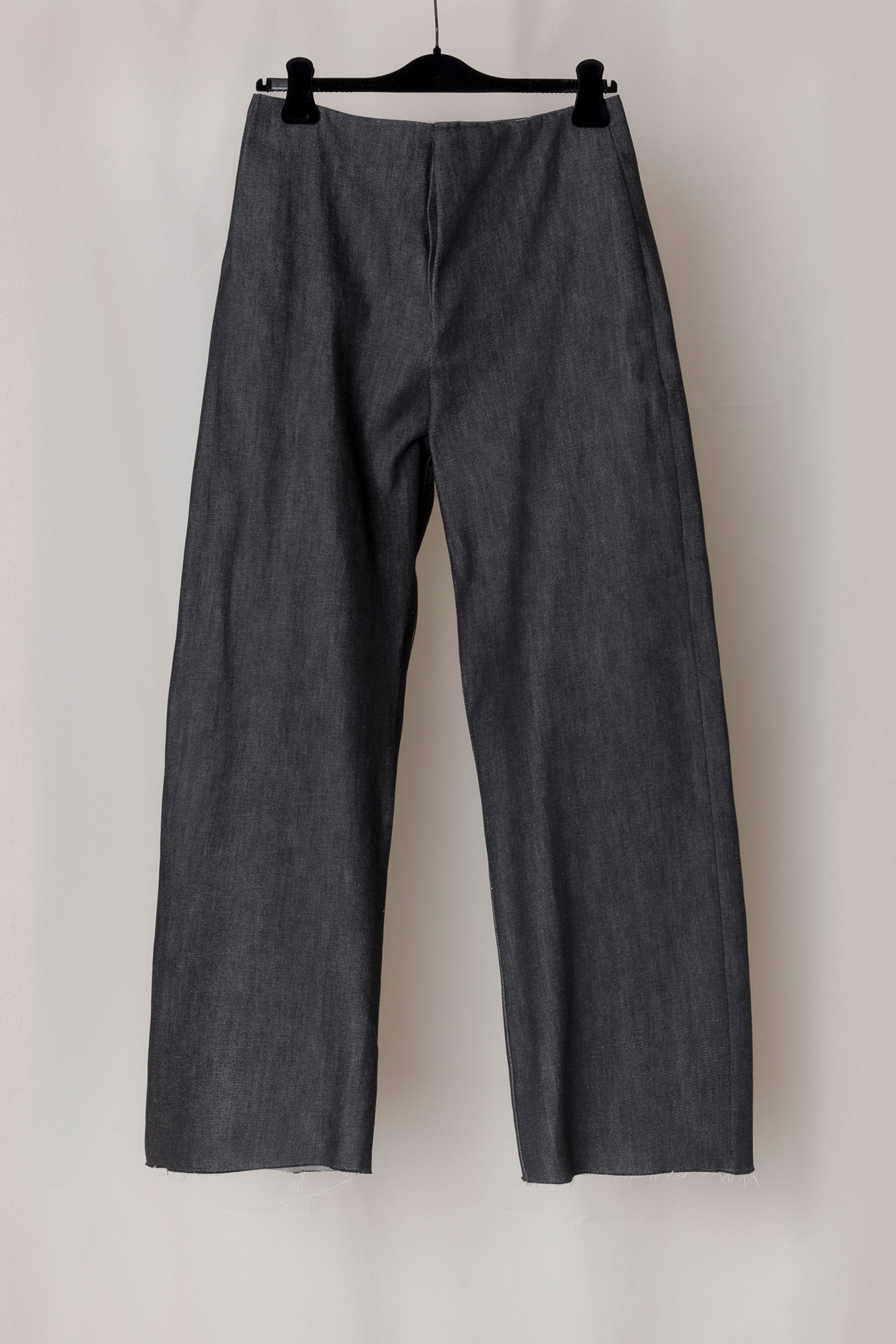 Black Denim No.227 Full Trousers - Gabriela Coll Garments | Assembly New  York