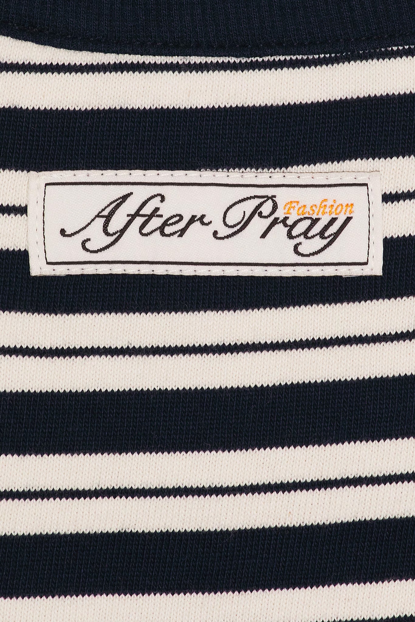 Navy Stripes Sleeveless T-Shirt