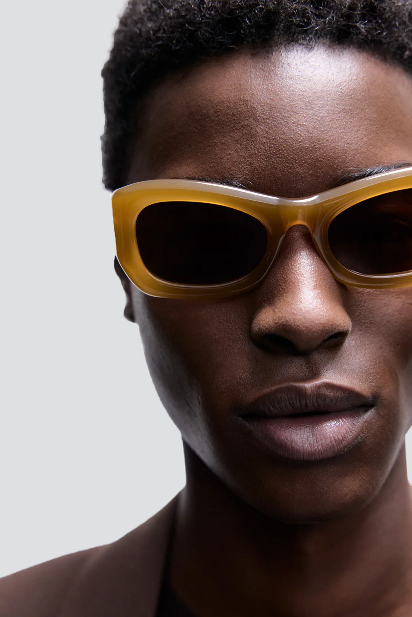 Acetate Yellow Tangerine Sunglasses