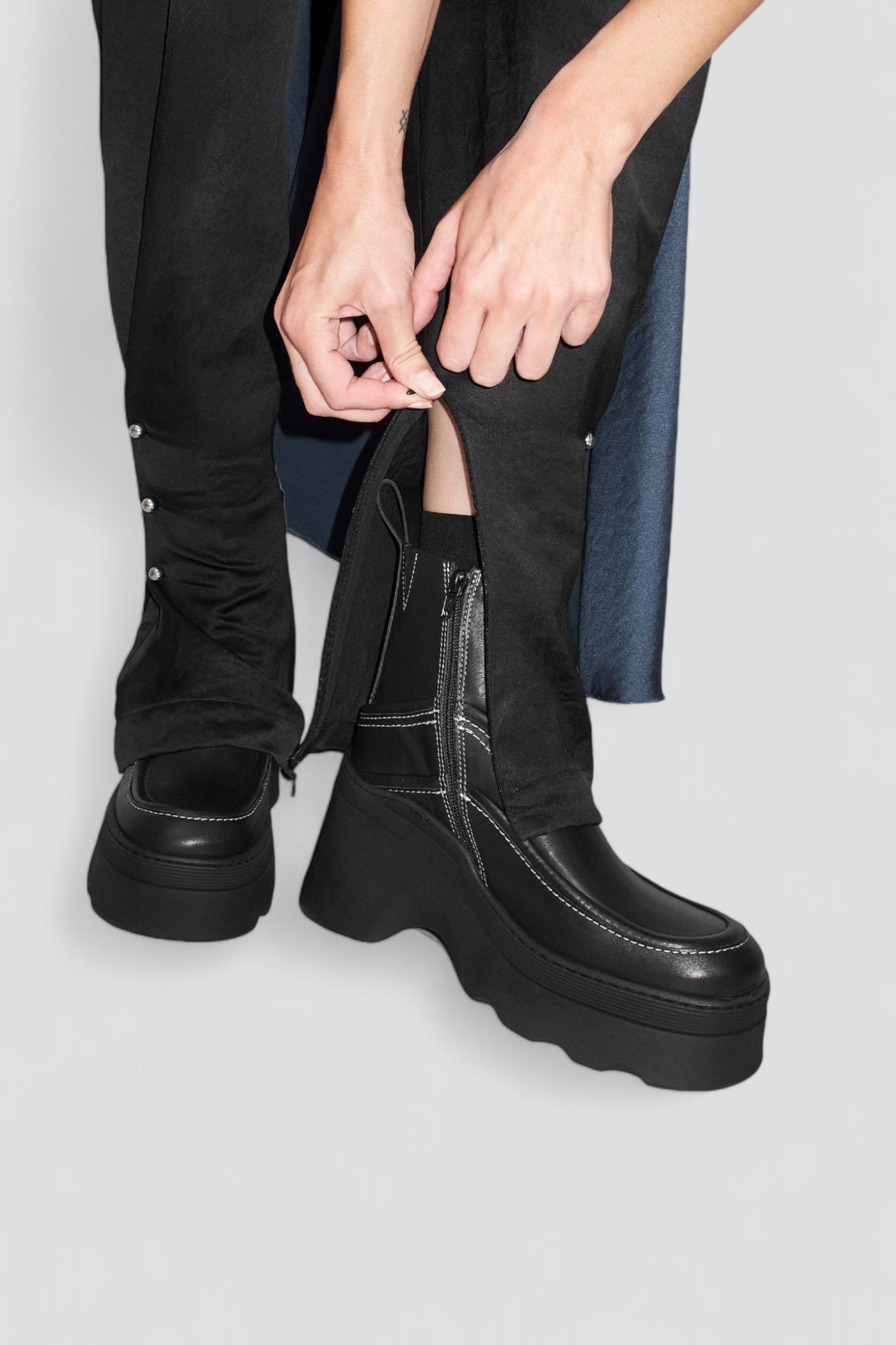 Black Annelise Ankle Boots