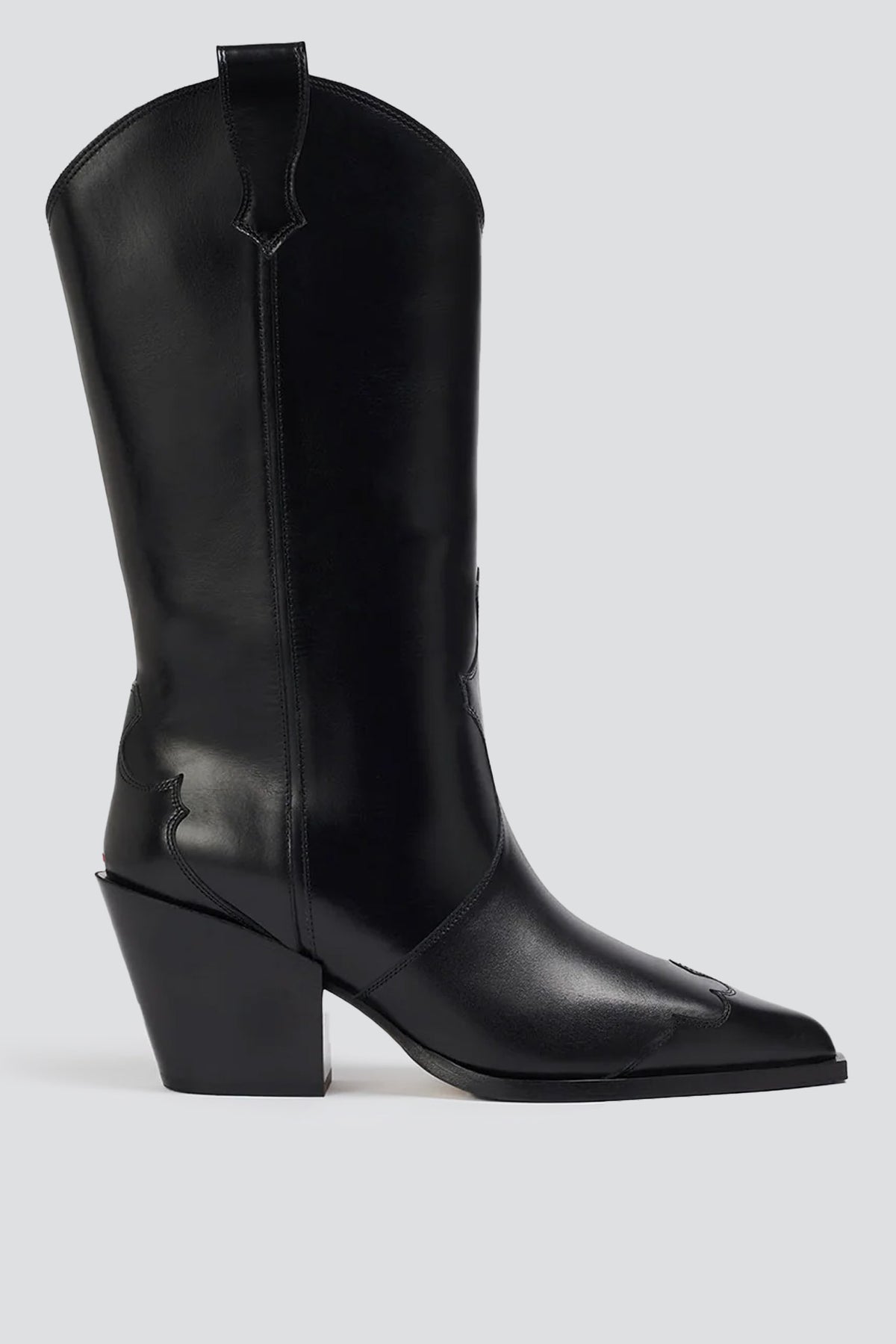 Black Ariel Cowboy Boot - Aeyde | Assembly New York