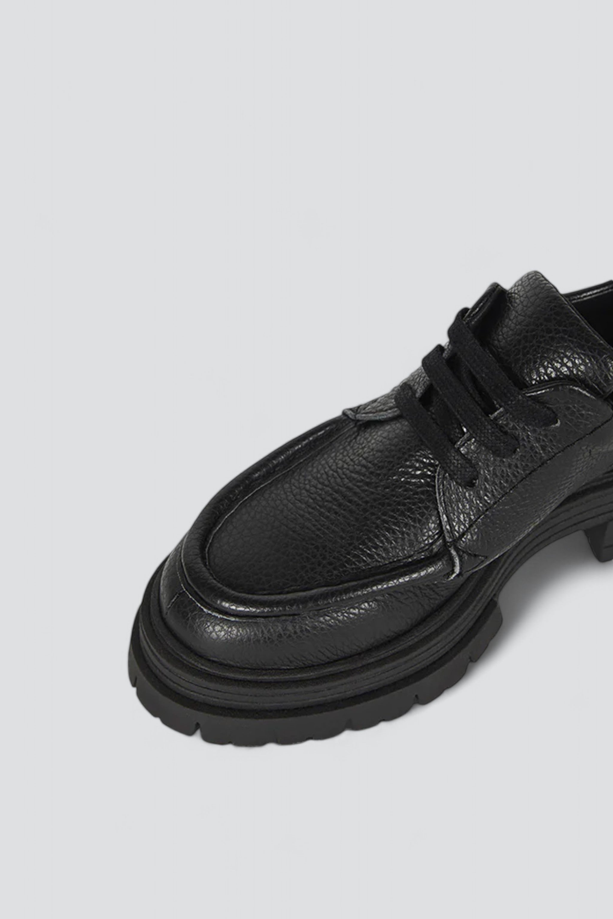 Black Barbar Lug Sole Oxford