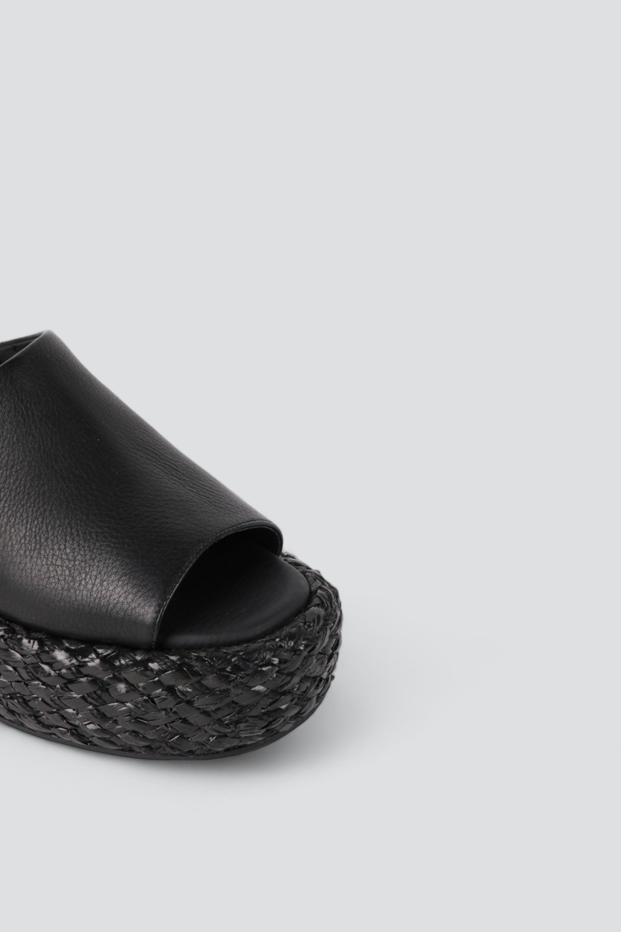 Black Hightide Flatform Sandal