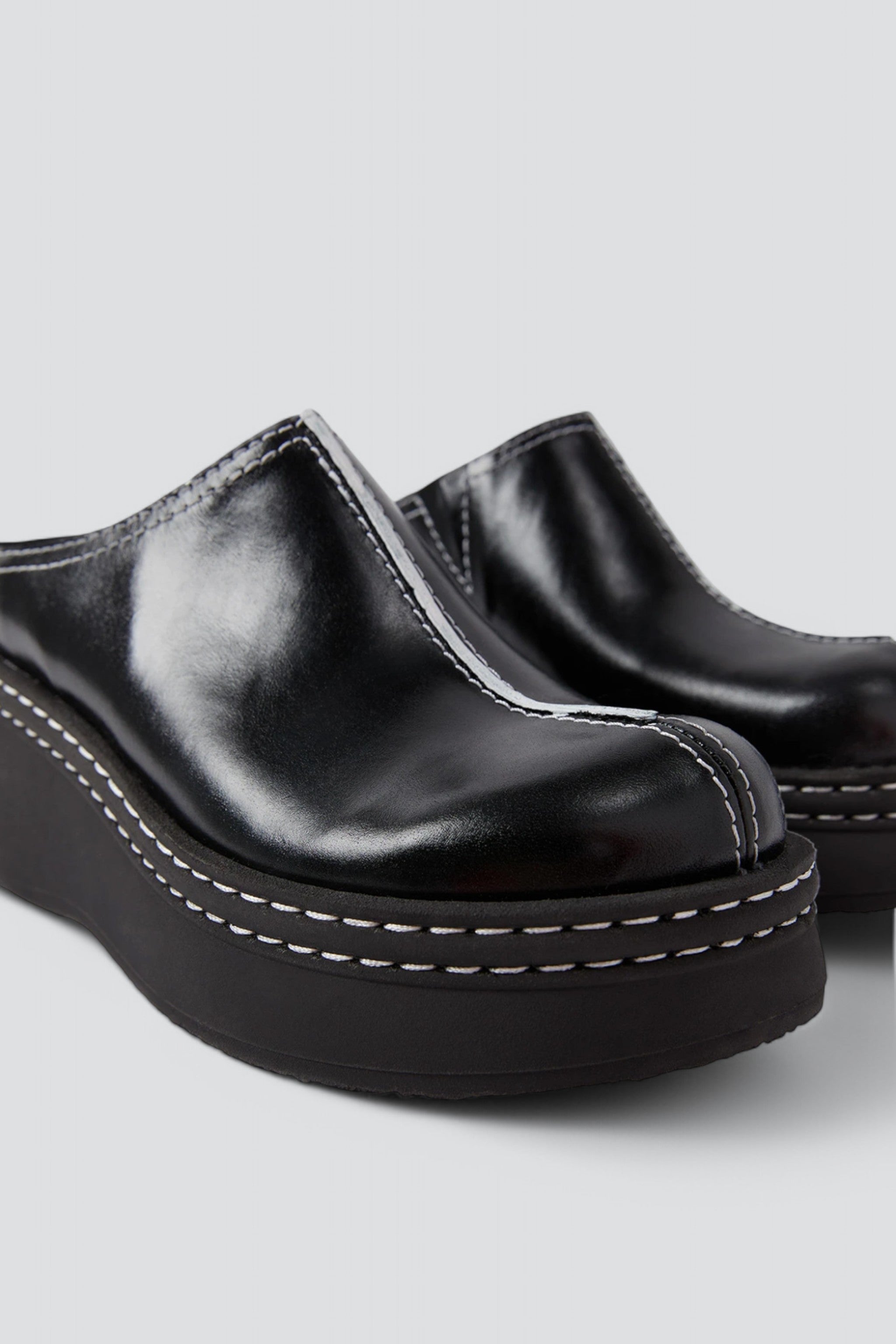 Black Mego Mules