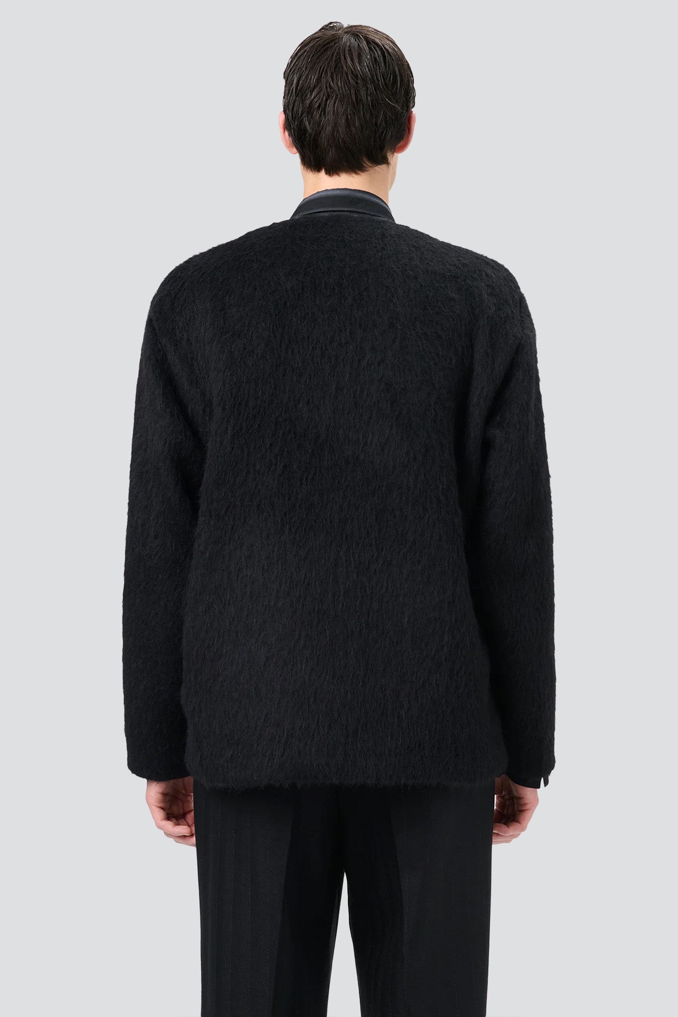 Black Mohair Cardigan