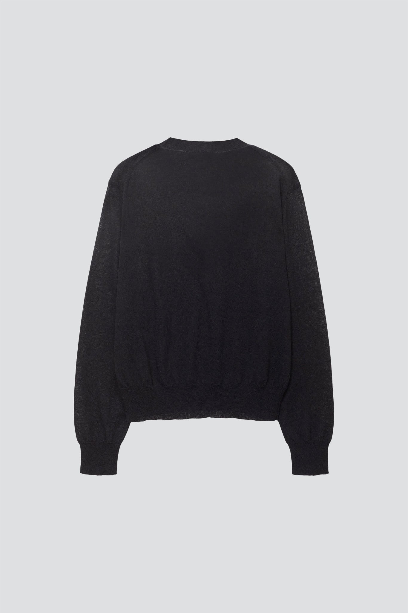 Black Paperly Crewneck Sweater