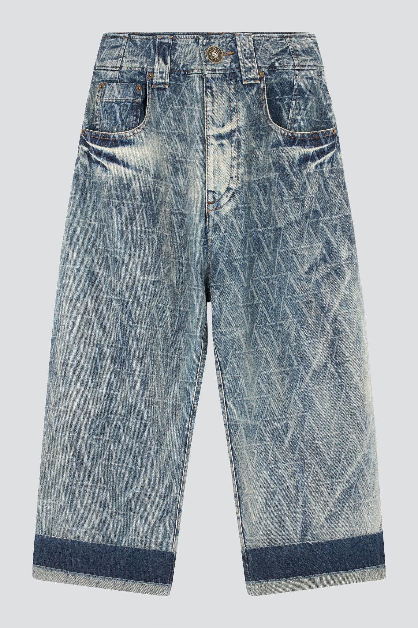 Blue Woven Baby Jeans