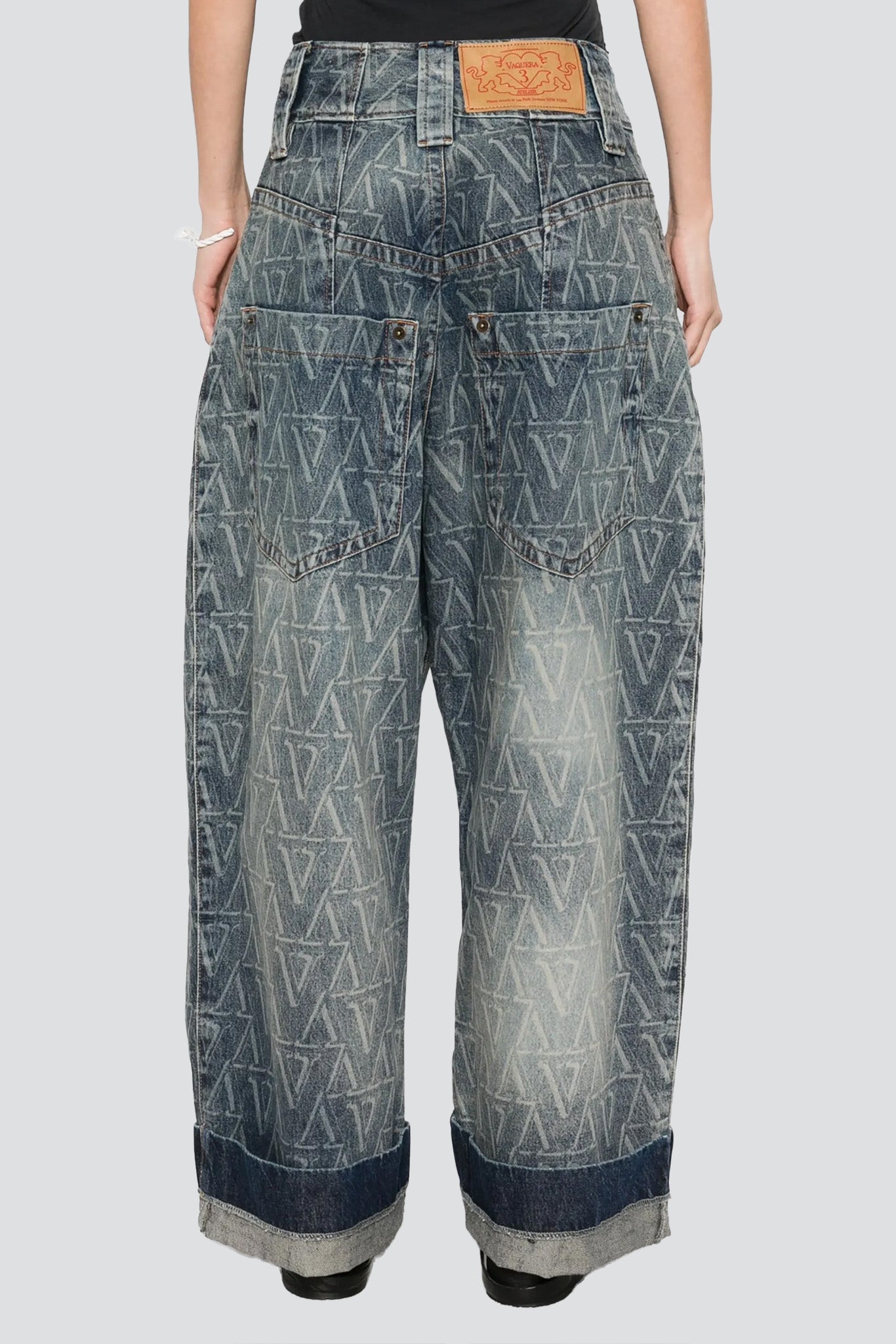 Blue Woven Baby Jeans