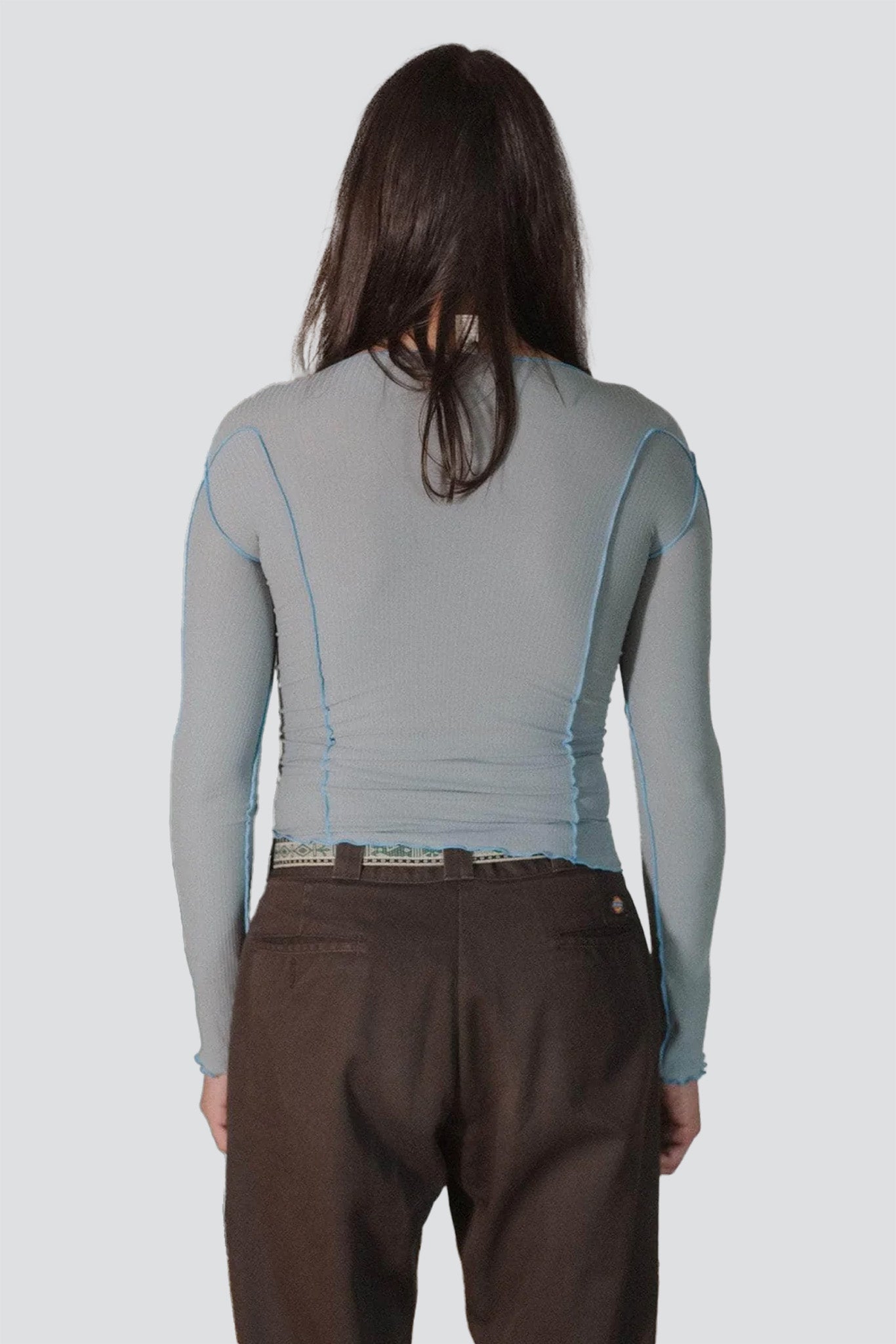 Bow Blue Omato Long Sleeve