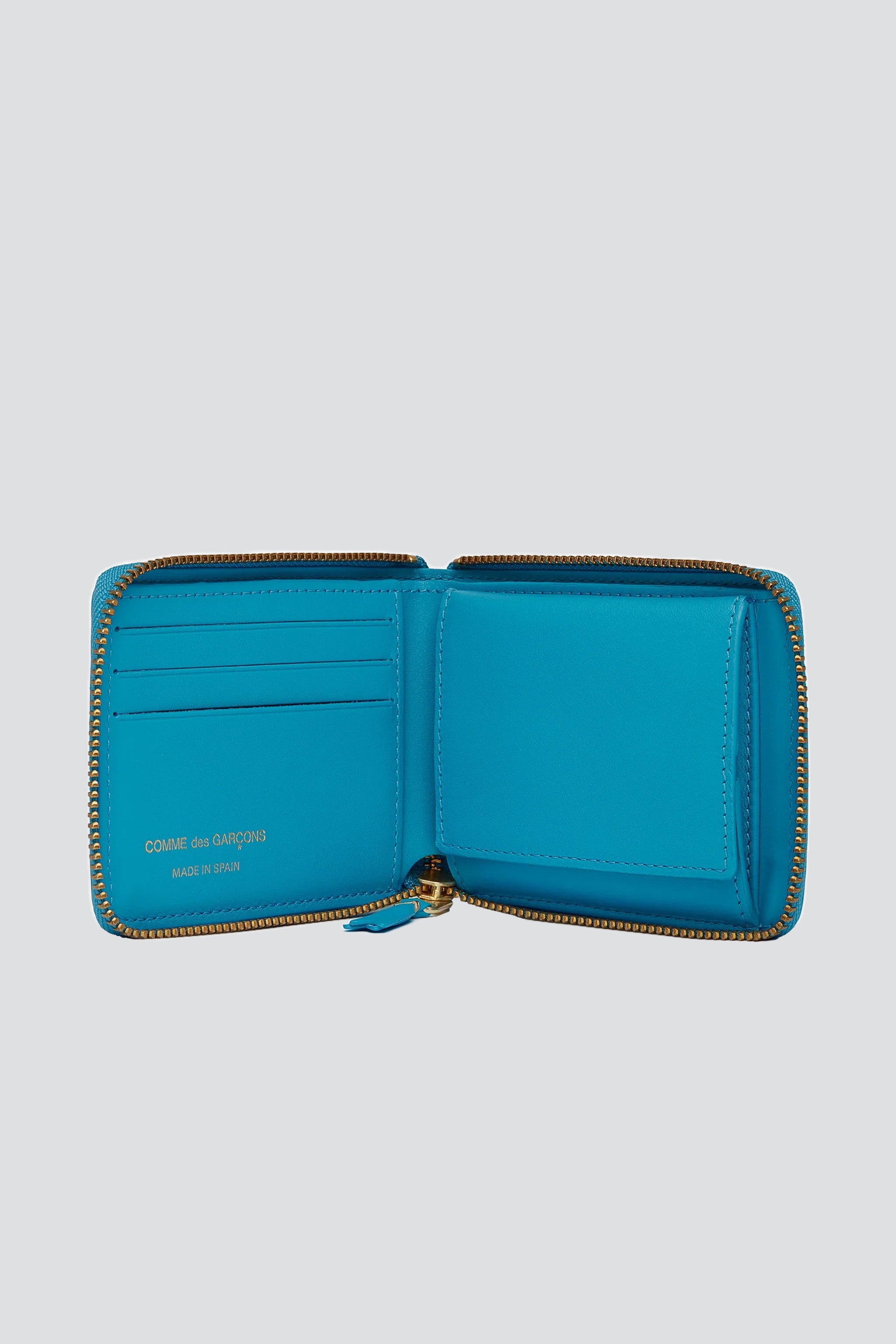 Classic Leather Wallet Blue SA7100