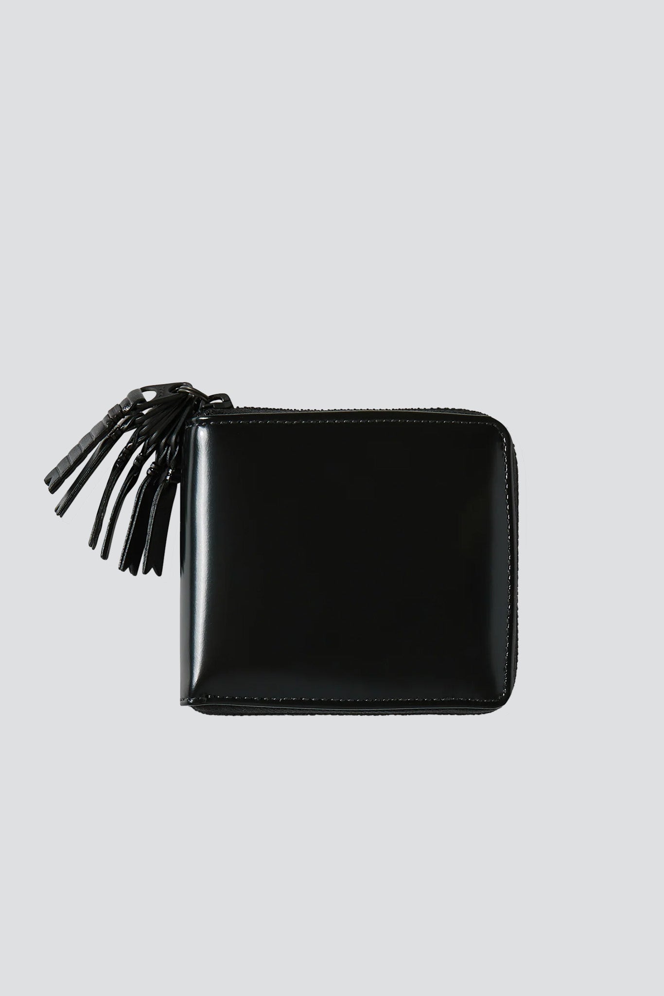 Classic Leather Zipper Medley Wallet - Black - SA7100ZM