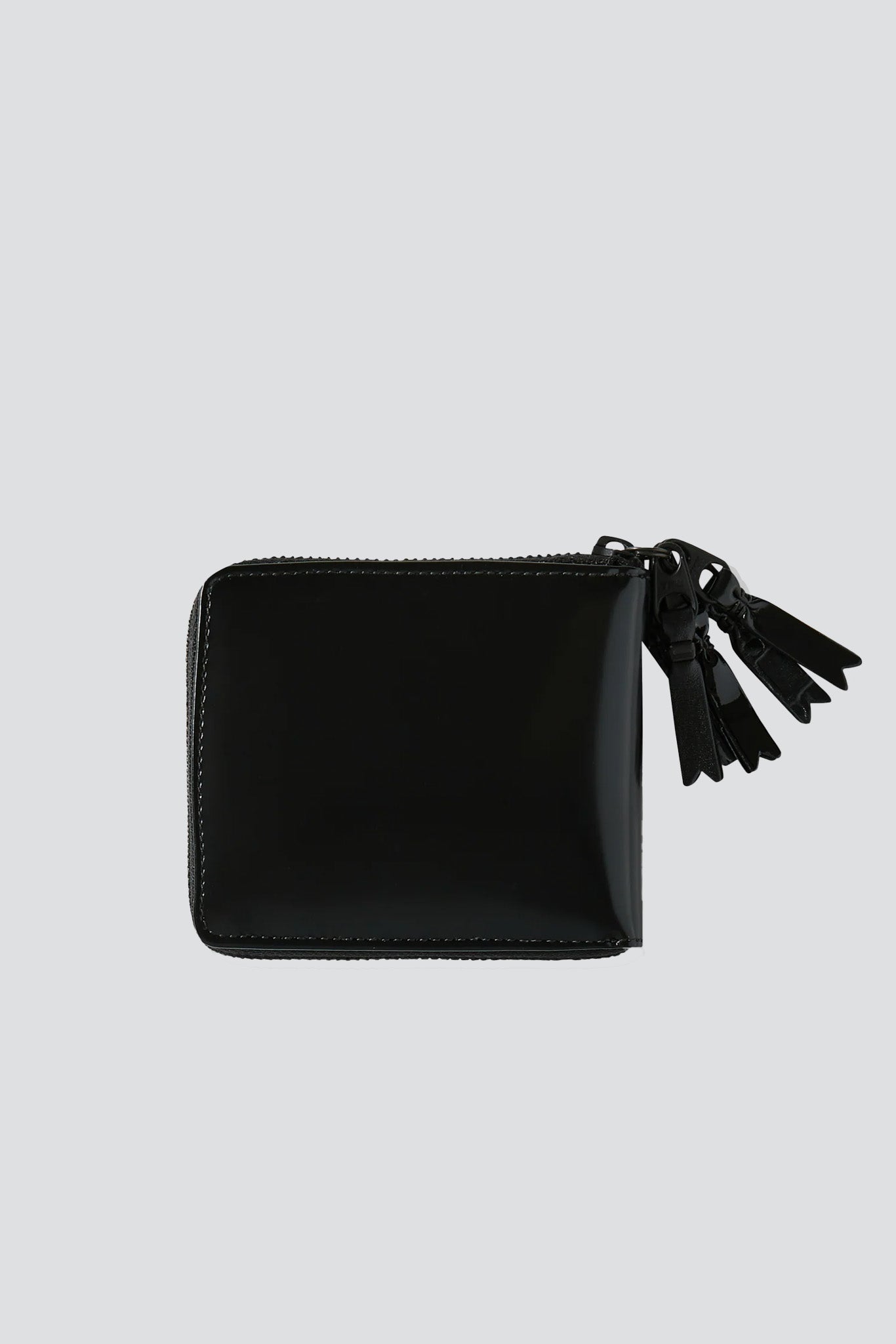 Classic Leather Zipper Medley Wallet - Black - SA7100ZM