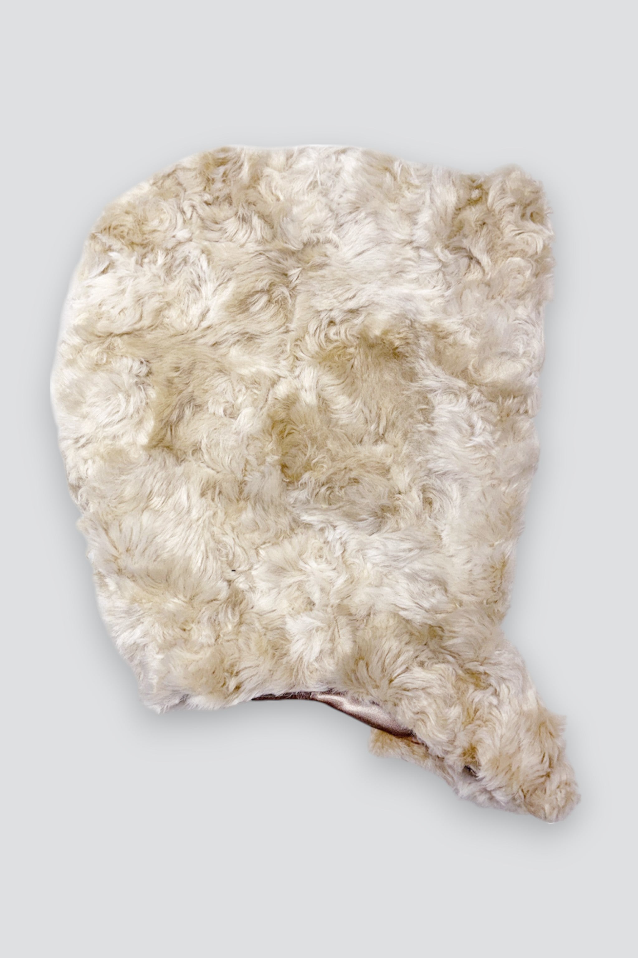 Cream Shag Faux Fur Sno Hood