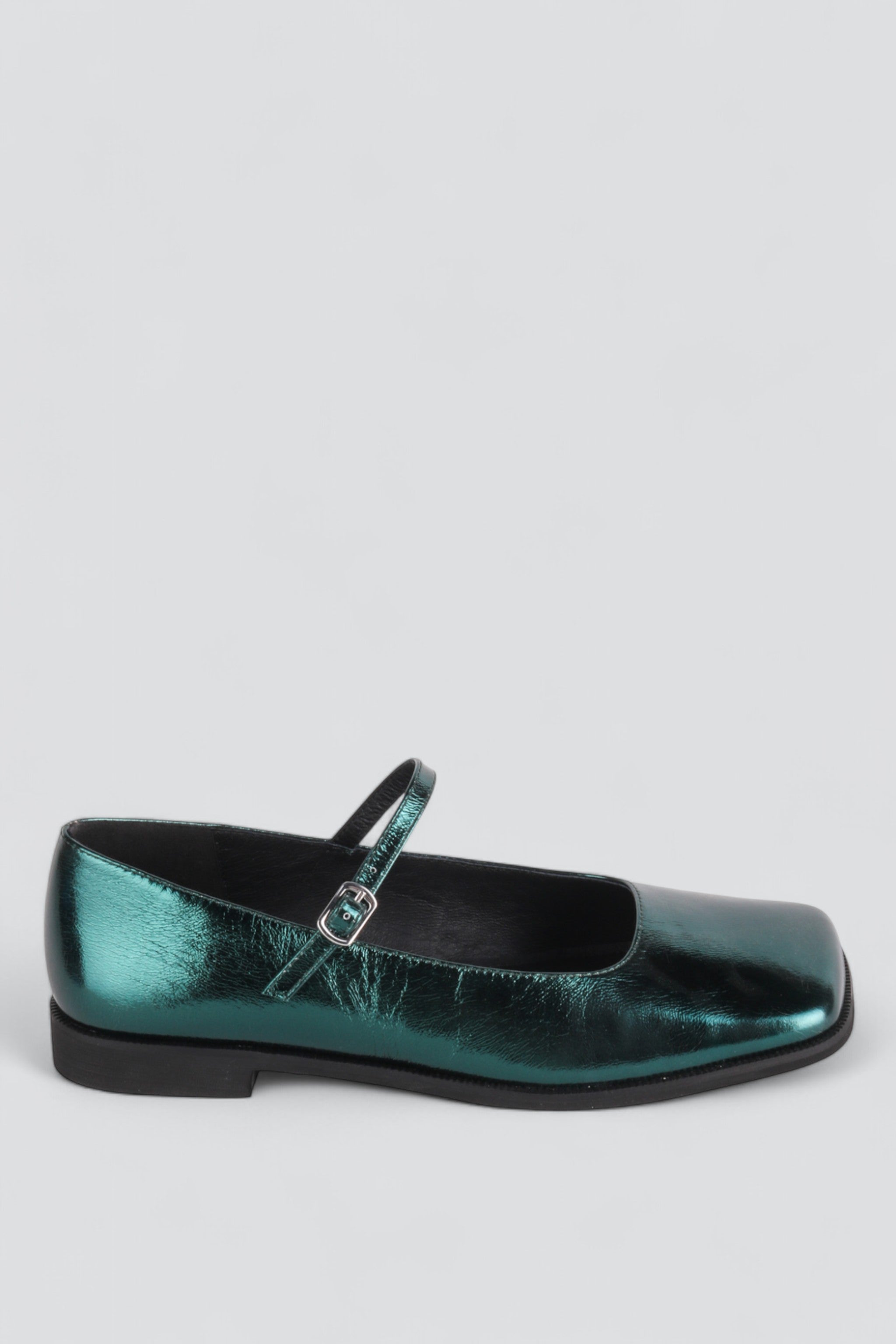 Emerald fashion green mary jane shoes