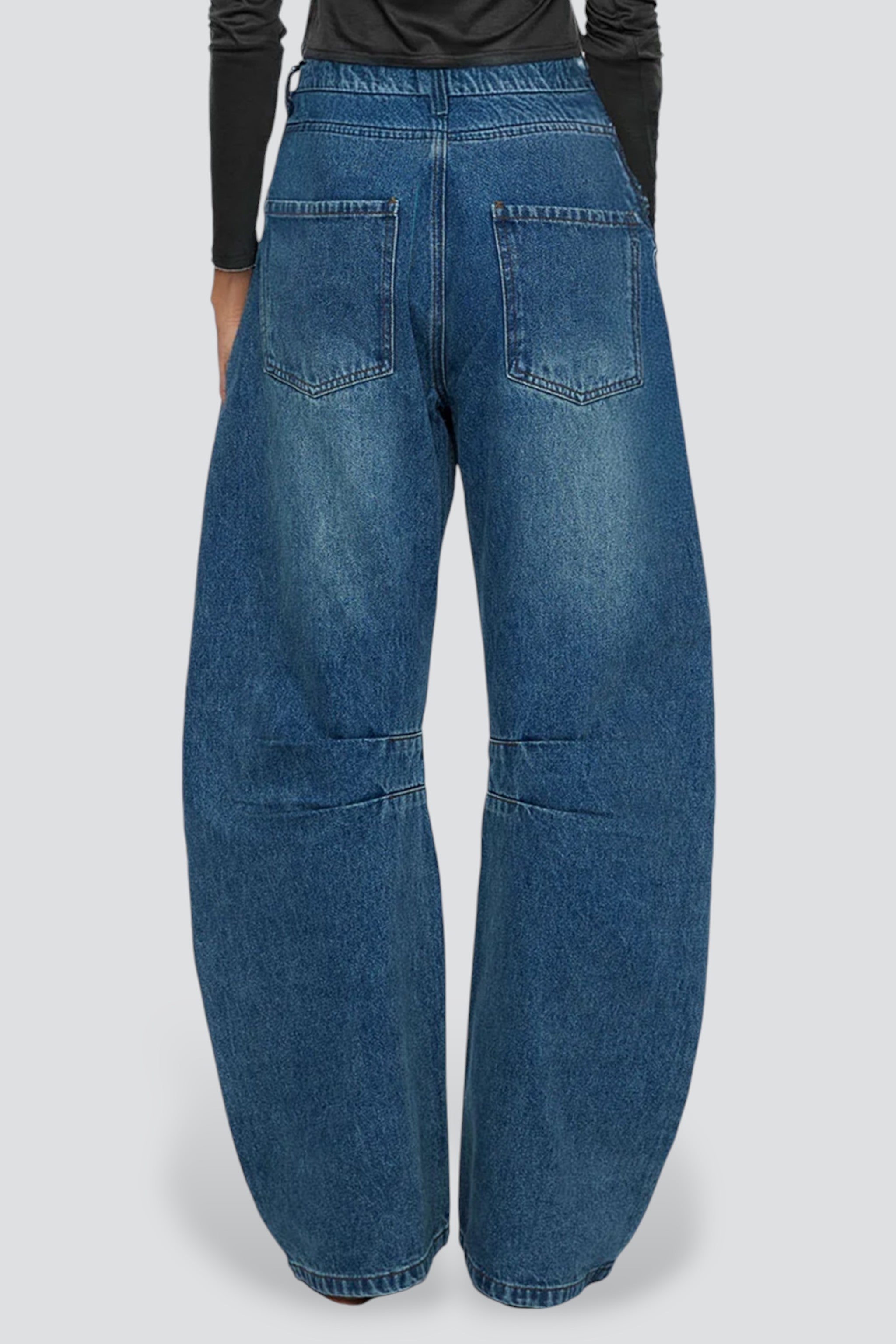 Indigo Darted Leg Jeans