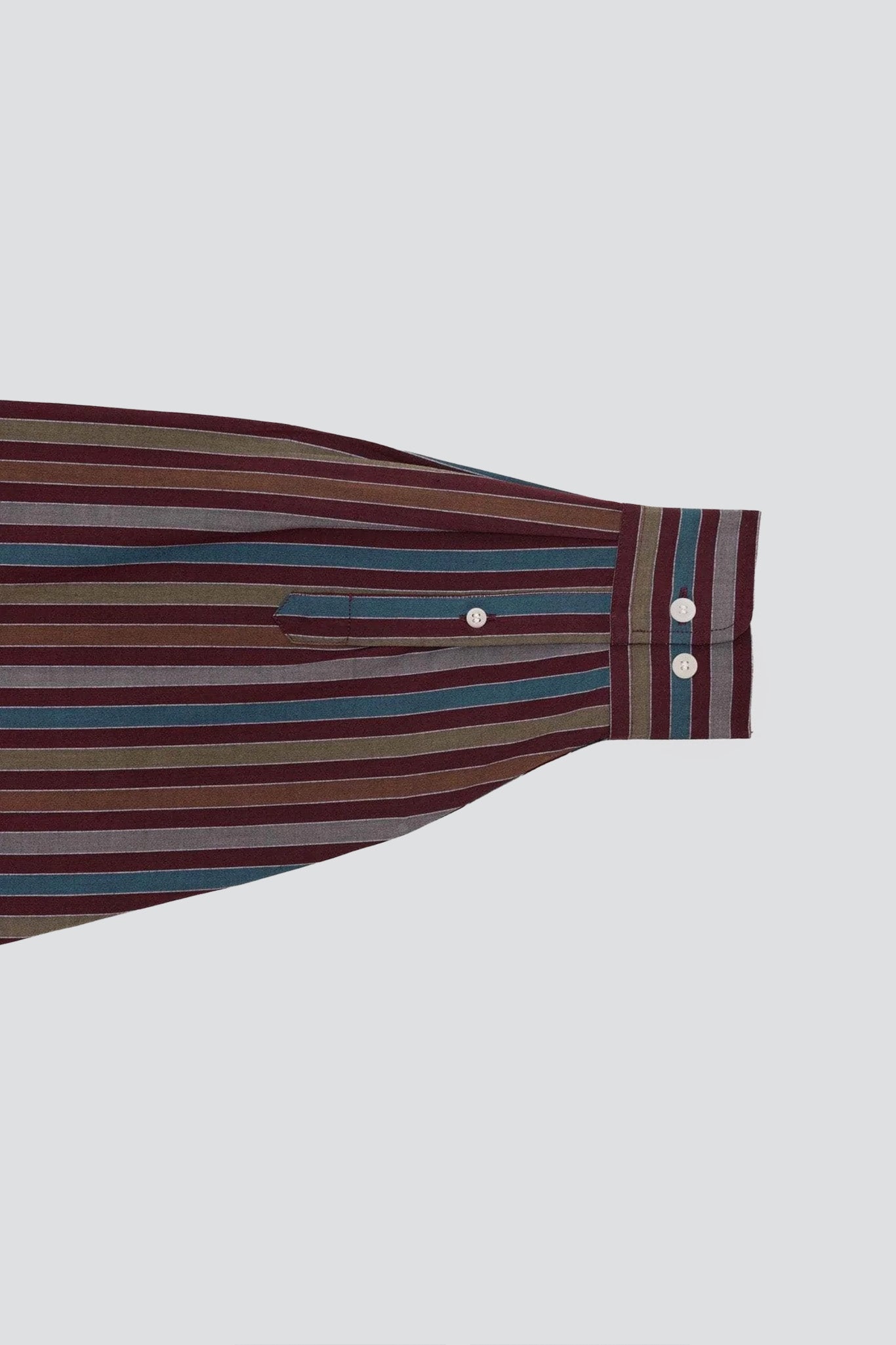 Maroon Multi Stripe Claude Shirt