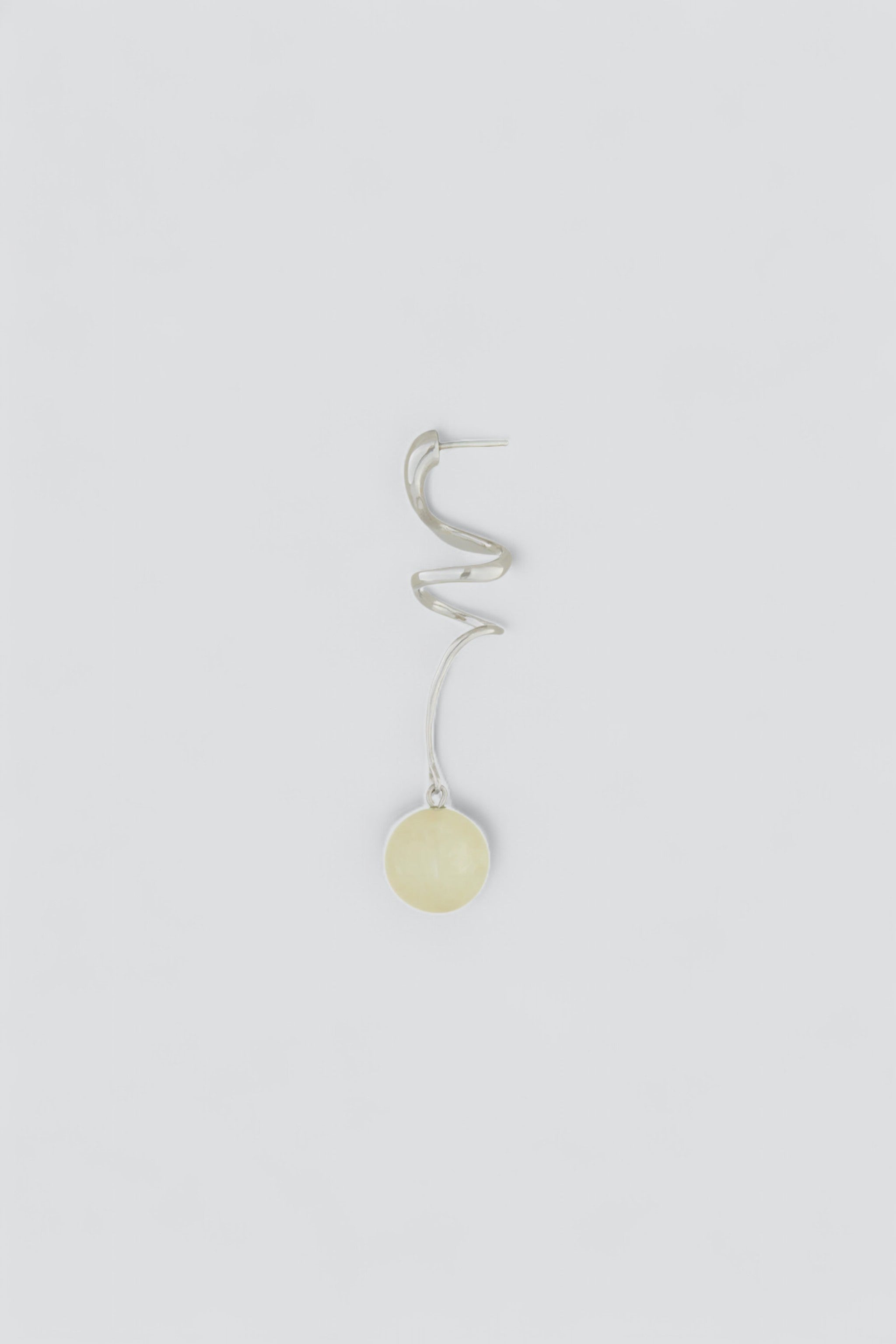 Cream Martini Earring