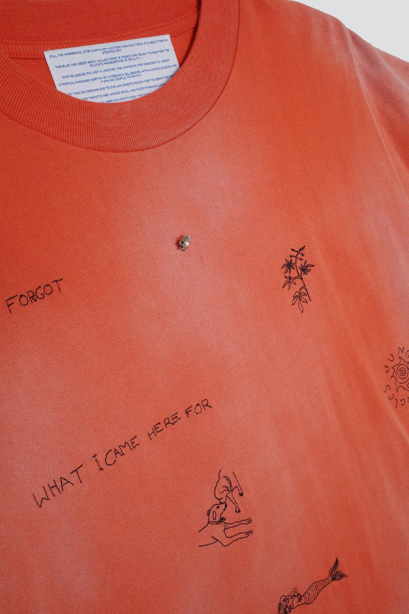 Orange I Already Forgot SS Tee