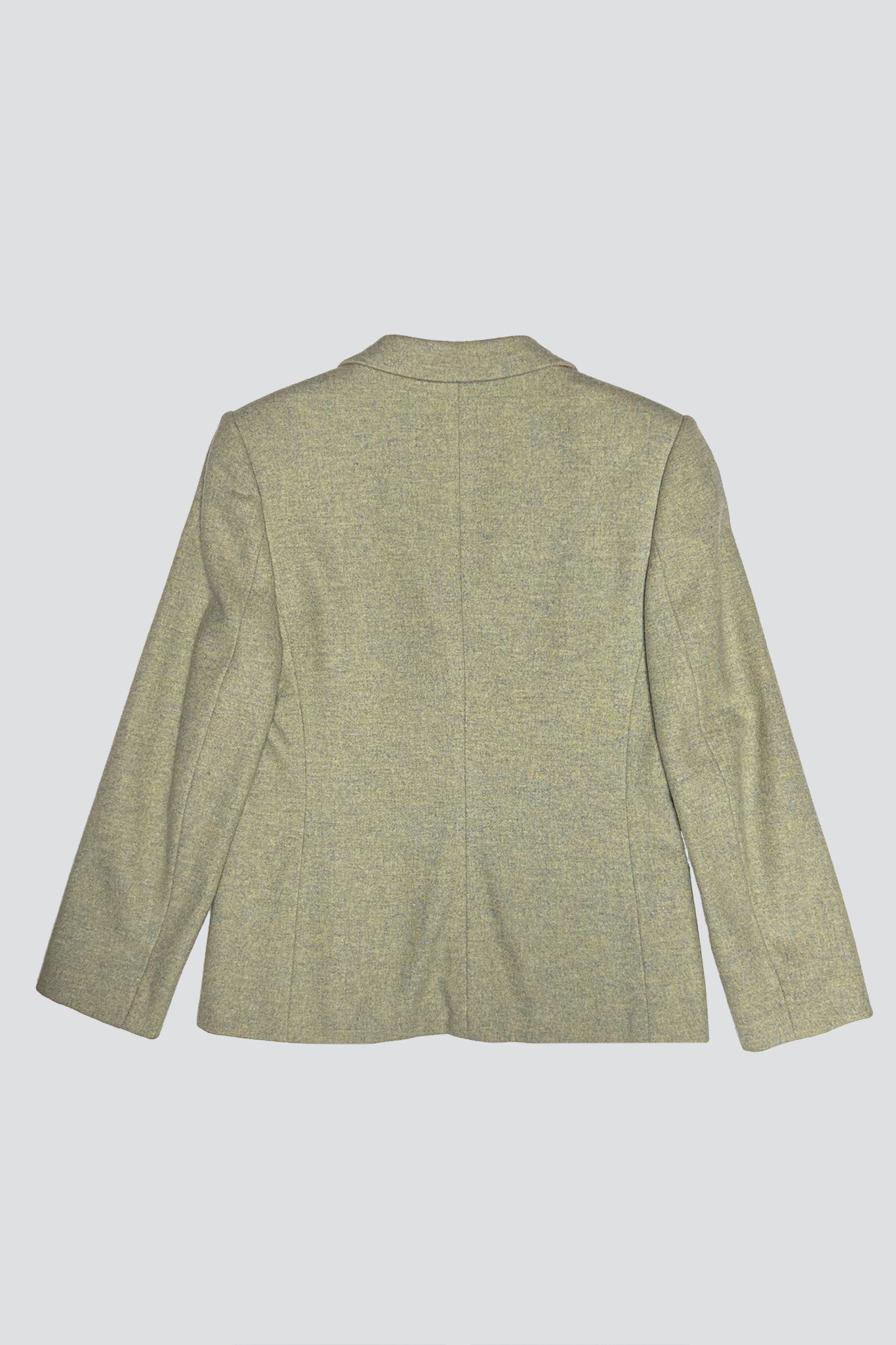 Pale Green Wool Pocket Blazer