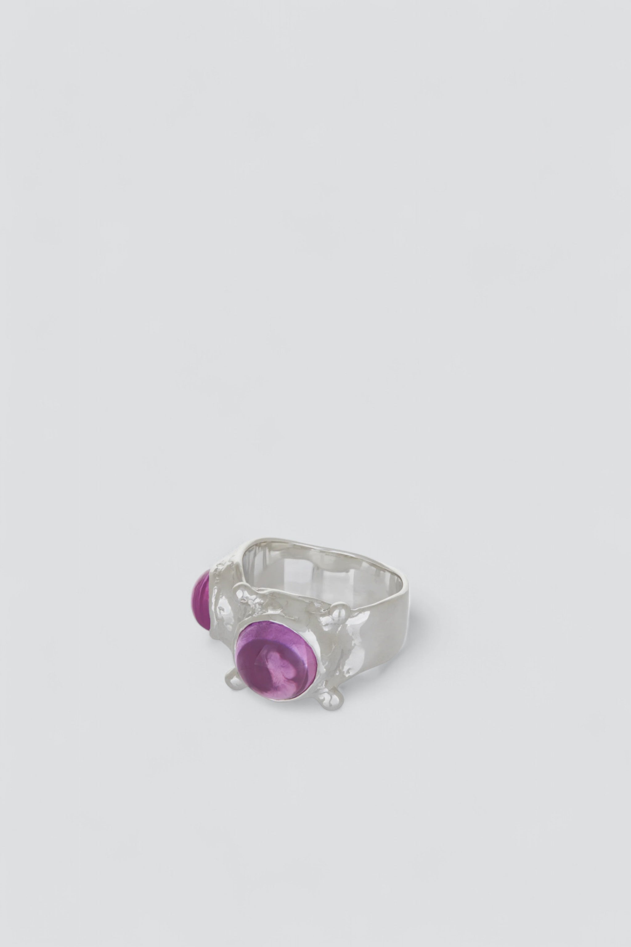 Silver/Pink Pulp Ring