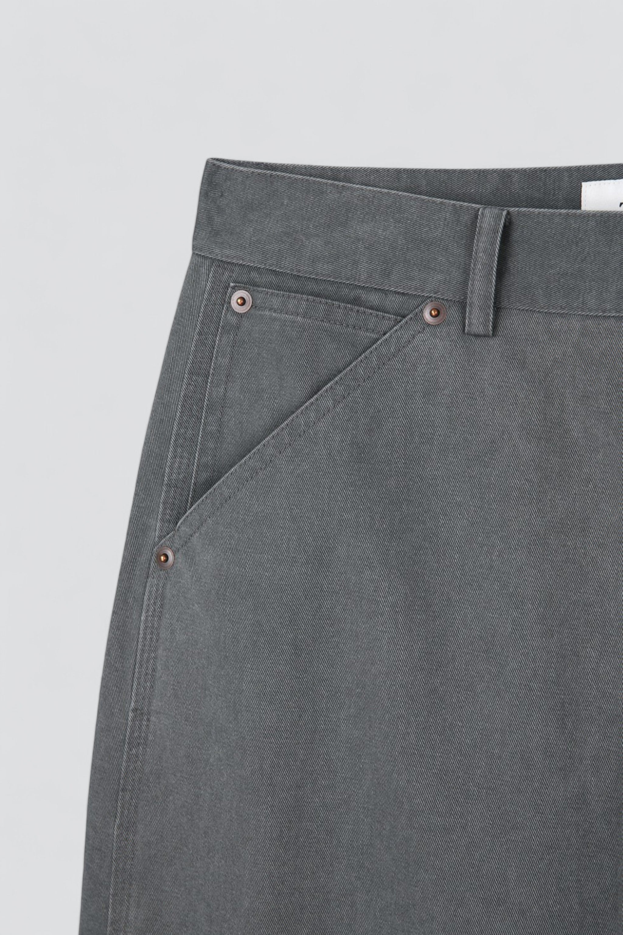 Rhino Washed Cotton Wide Leg Work Pant