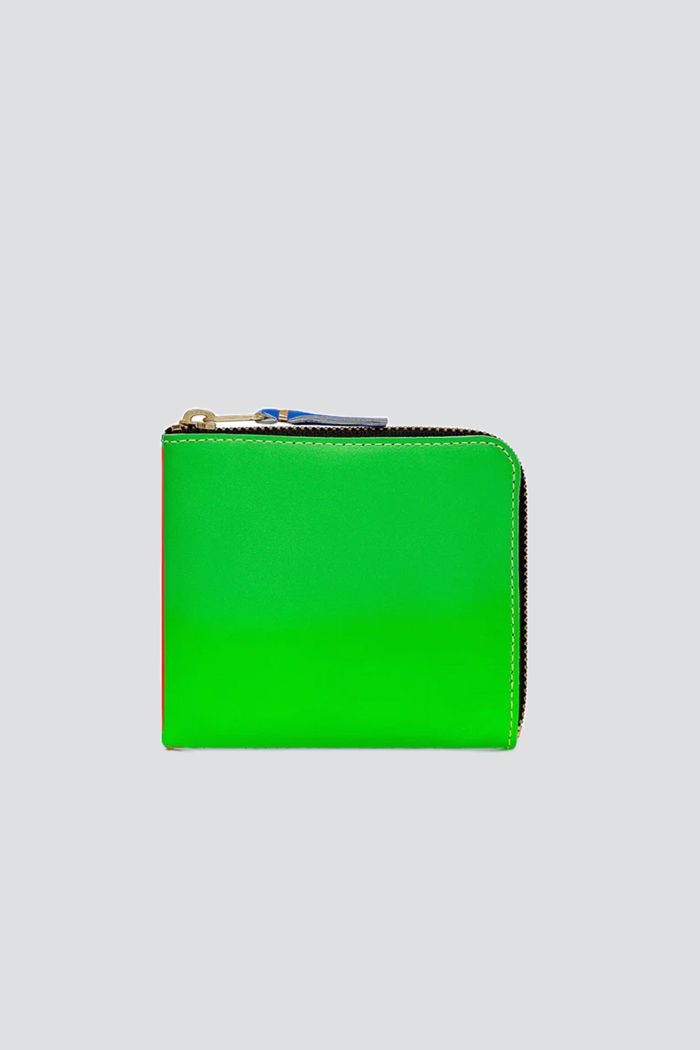 Super Fluo Half Zip Wallet - Orange/Green - SA3100SF - Comme Des