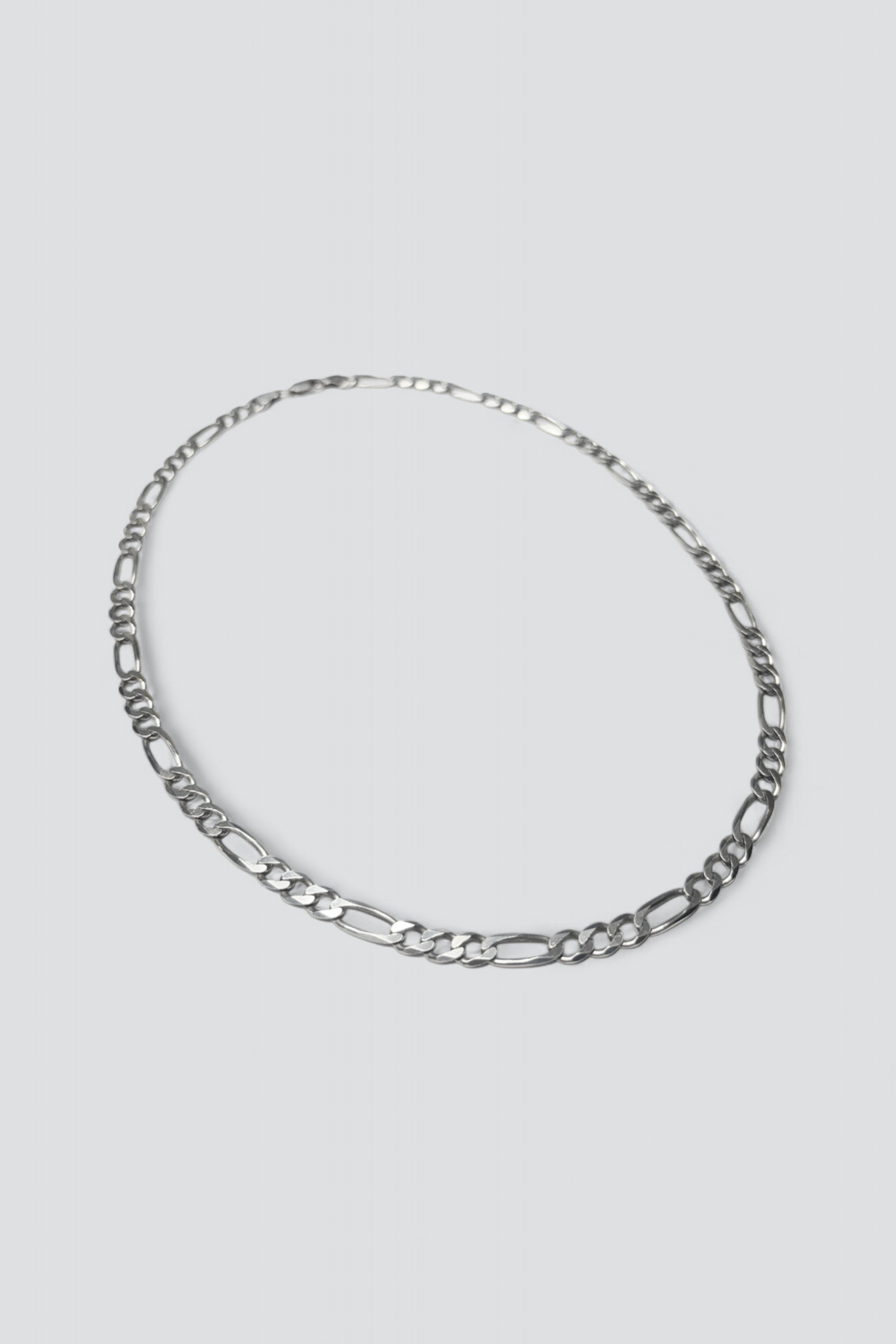 Sterling Silver Figaro Chain Necklace