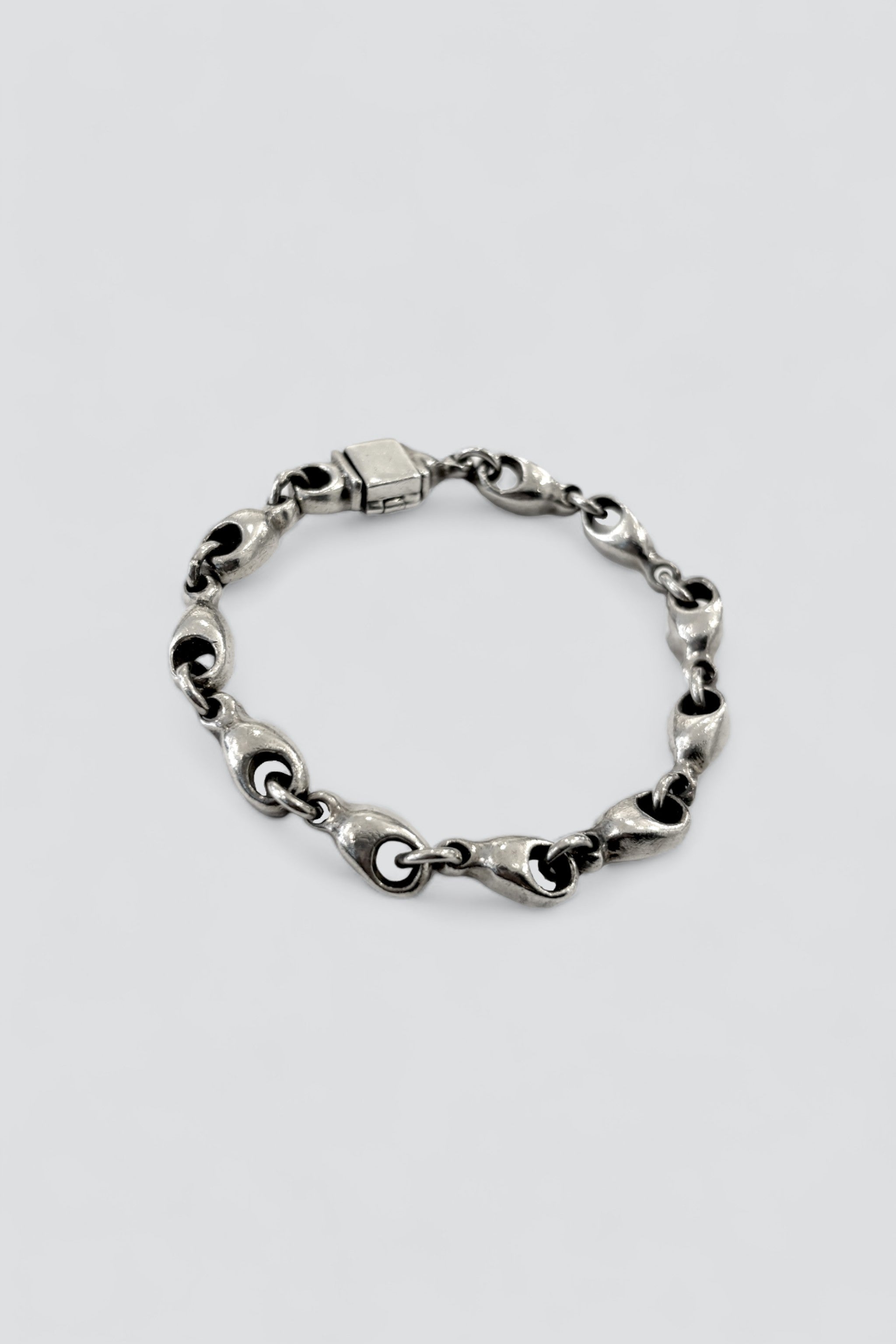 Sterling Silver Heavy Chub Link Bracelet