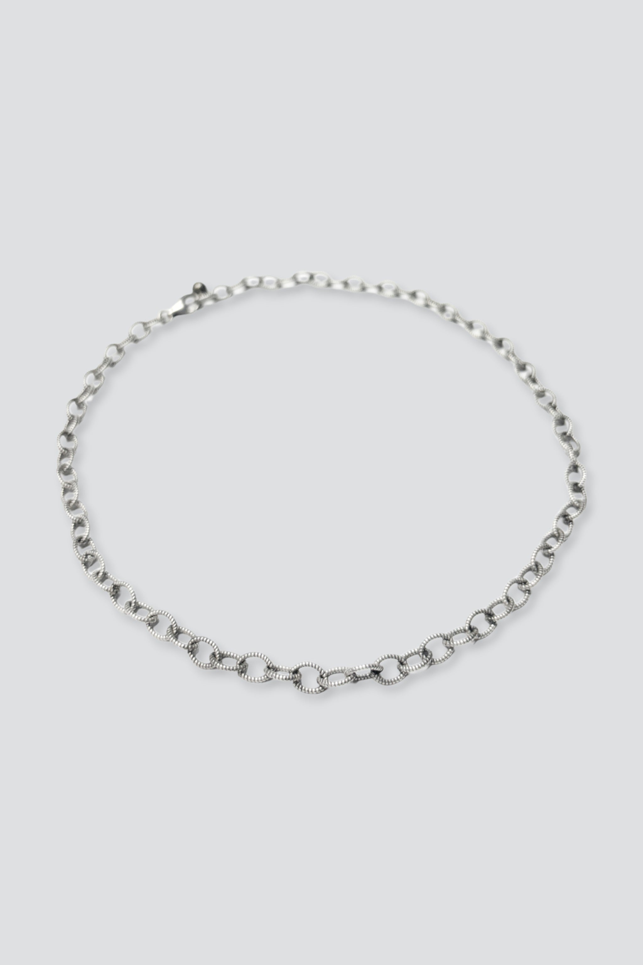 Sterling Silver Large Link Necklace