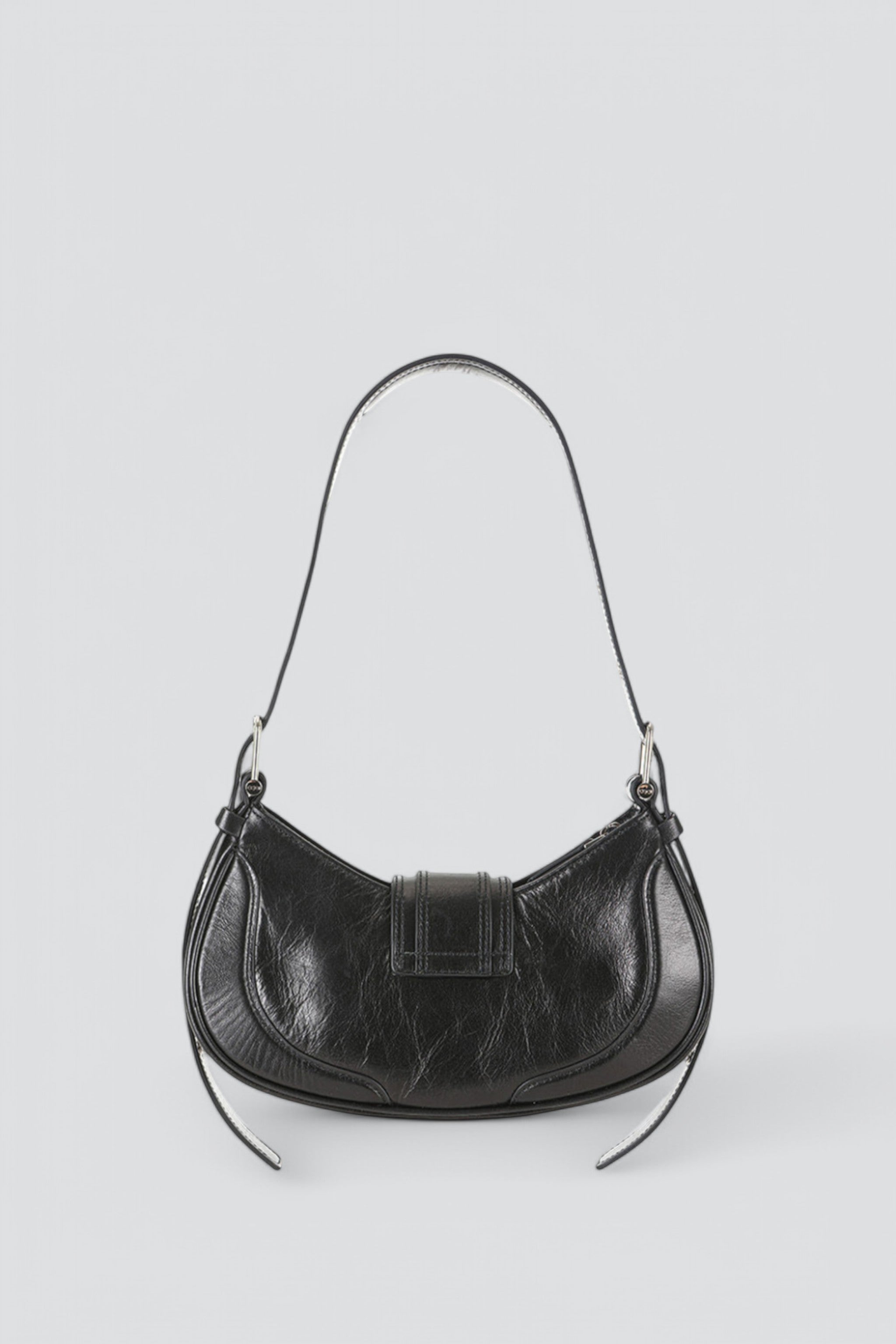 Stone Black Hobo Brocle Bag