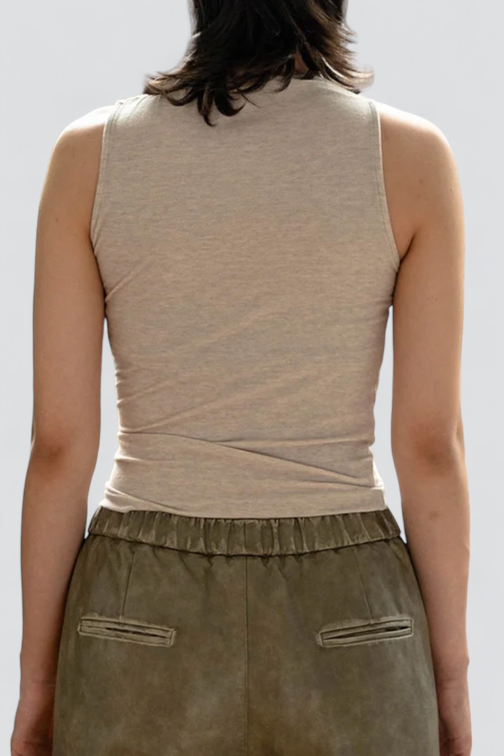 Beige Effortless Top