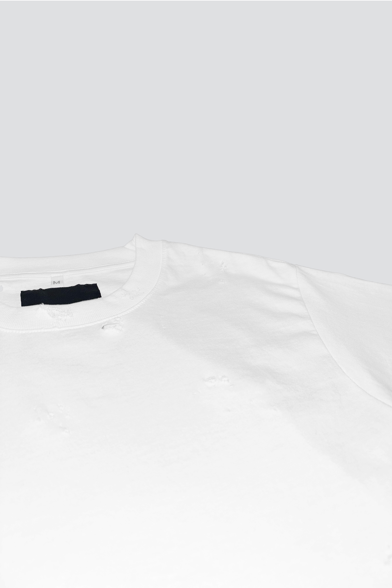 Distressed White T-Shirt