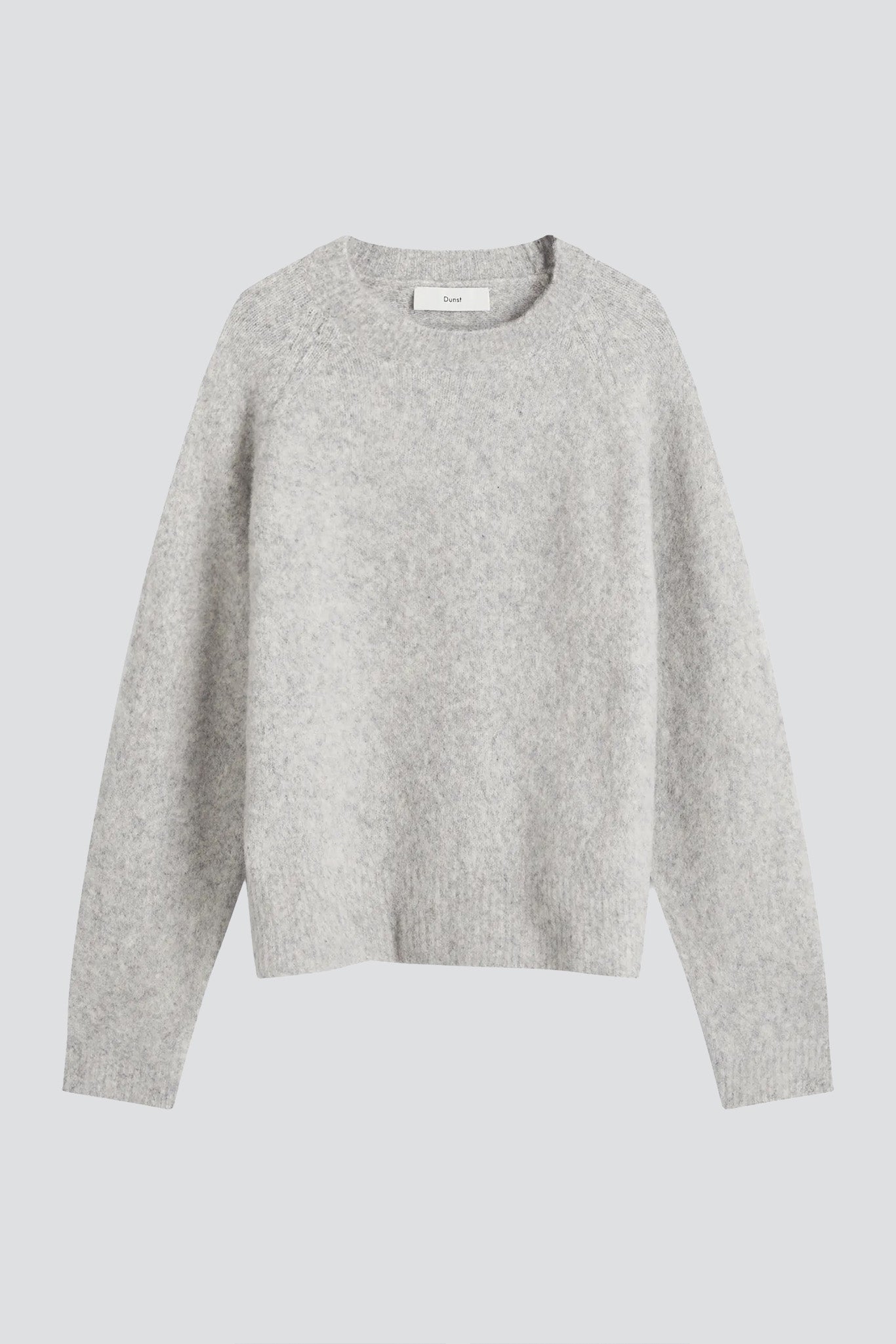 Unisex Melange Grey Shaggy Dog Sweater