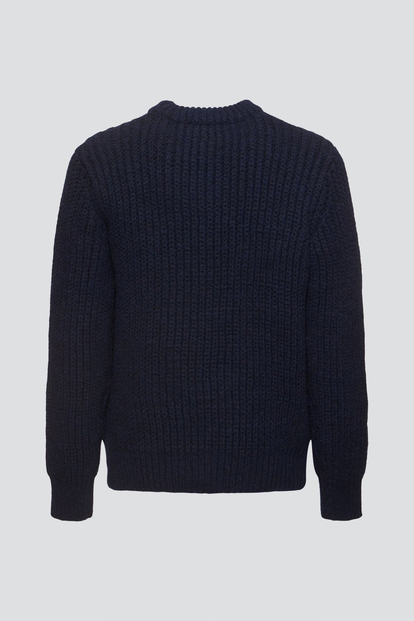 Unisex Navy Intarsia Sweater