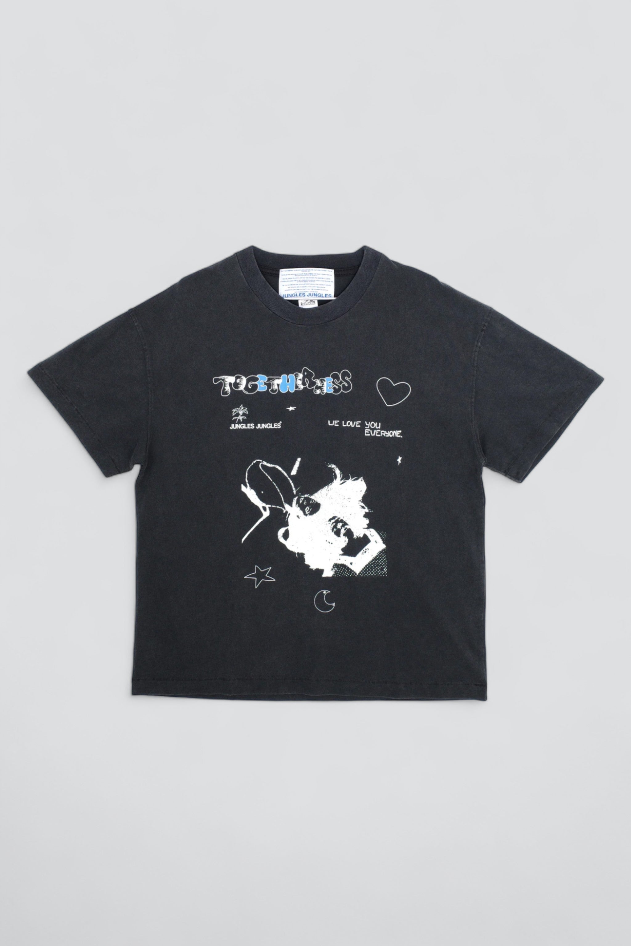 Washed Black Togetherness Vintage Tee