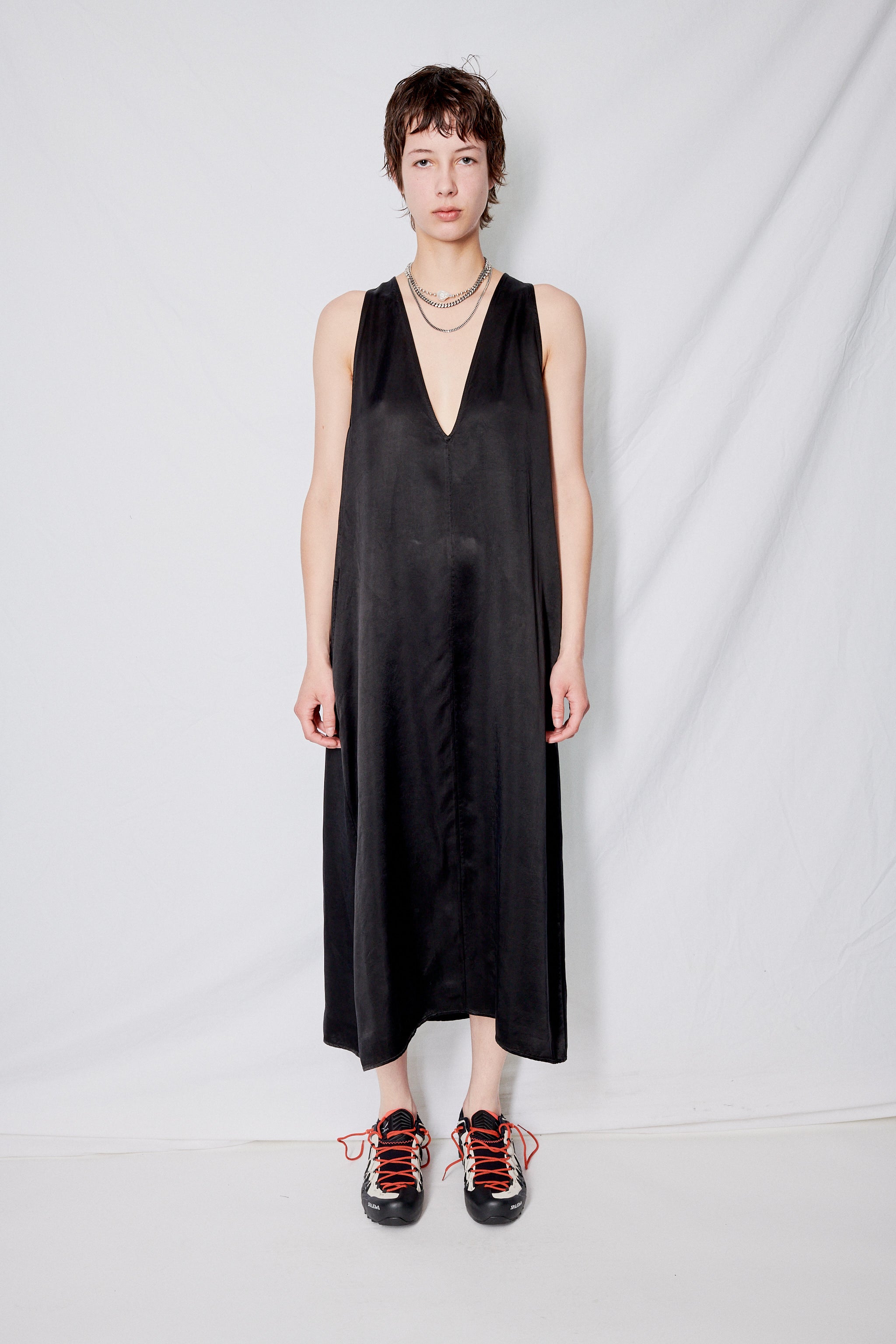 Black store trapeze dress