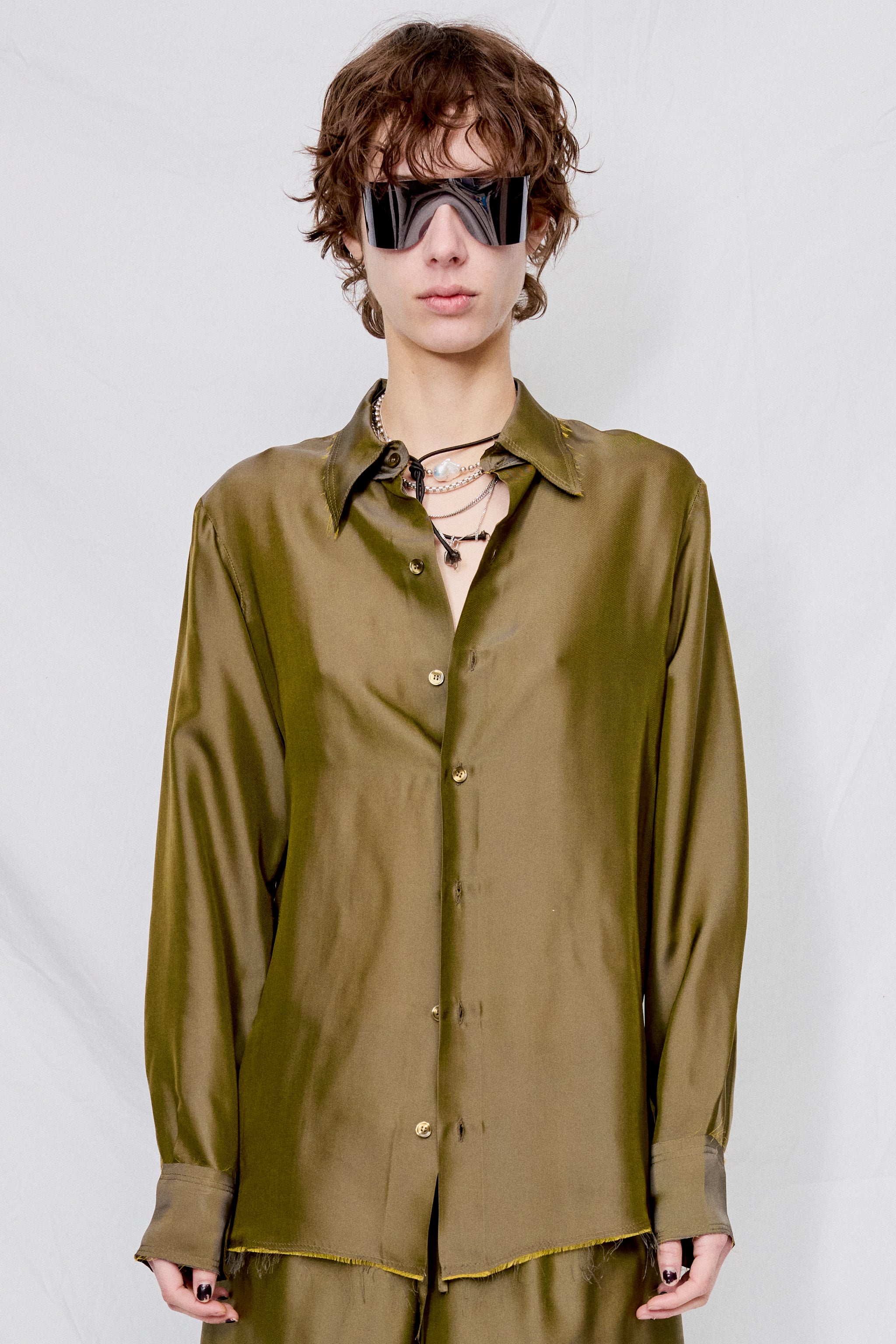 Dark Yellow No.197 Graphene Shirt - Gabriela Coll Garments | Assembly New  York