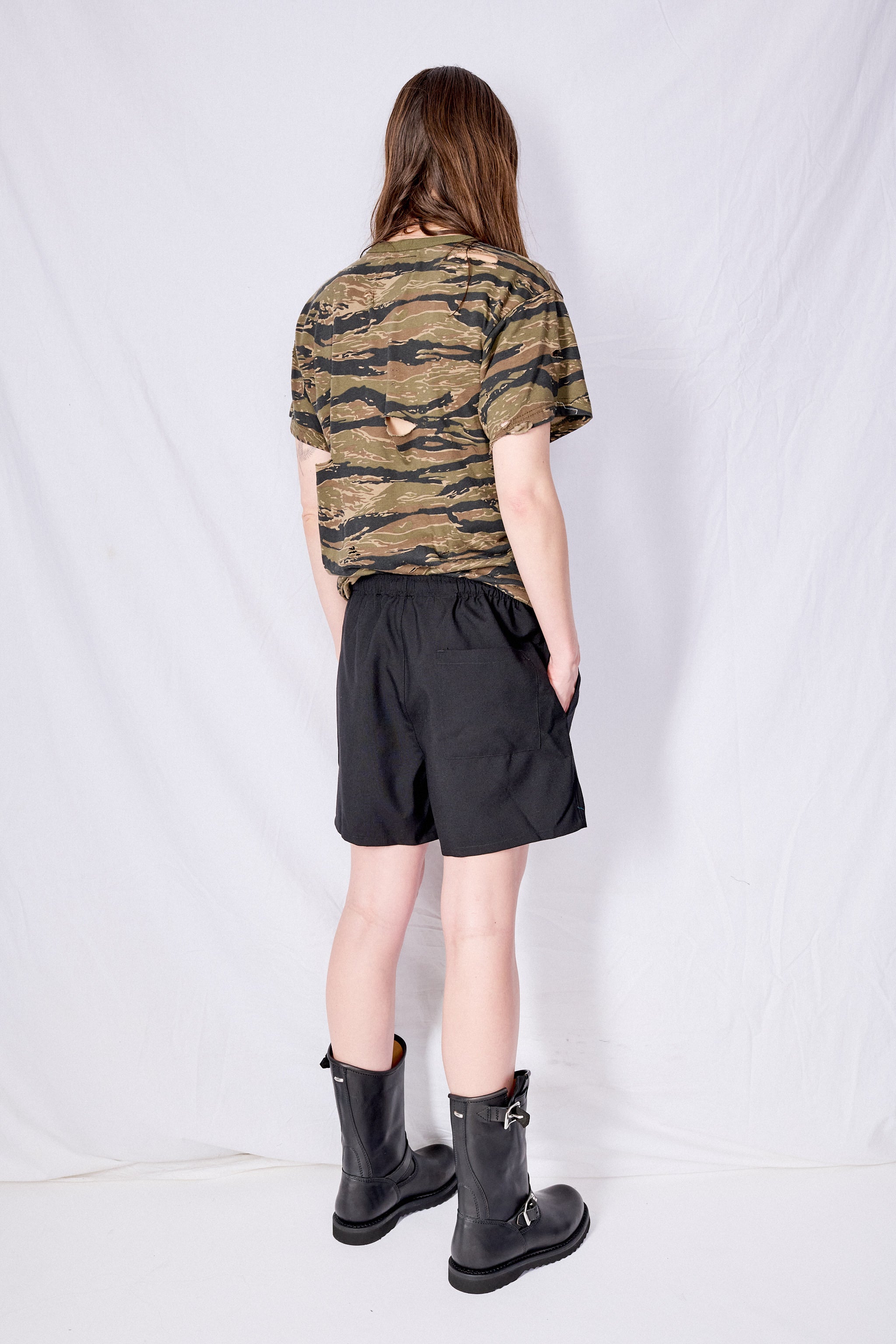 Black Suiting Camp Short