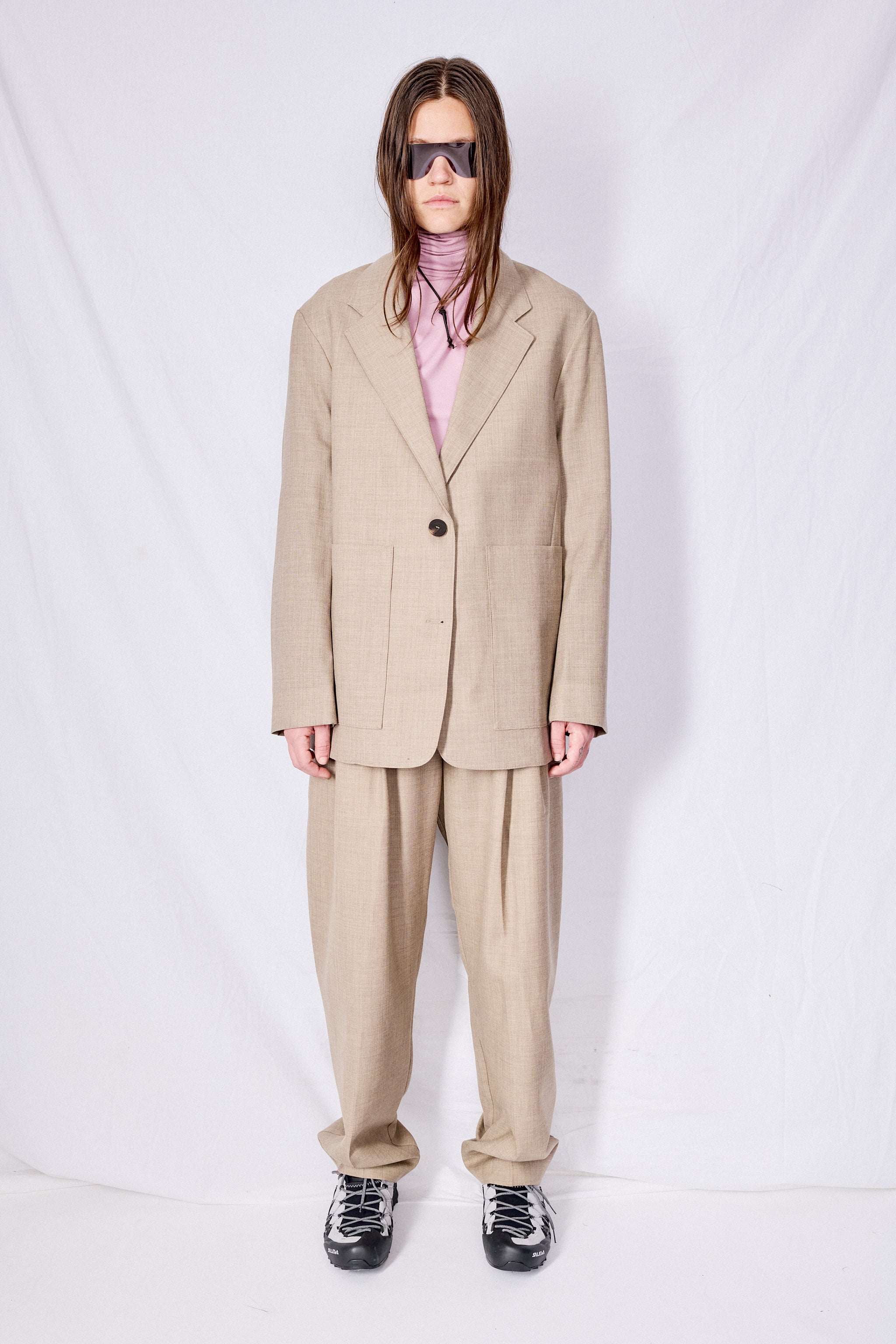 Straw Melange Conde Jacket - Studio Nicholson – Assembly New York