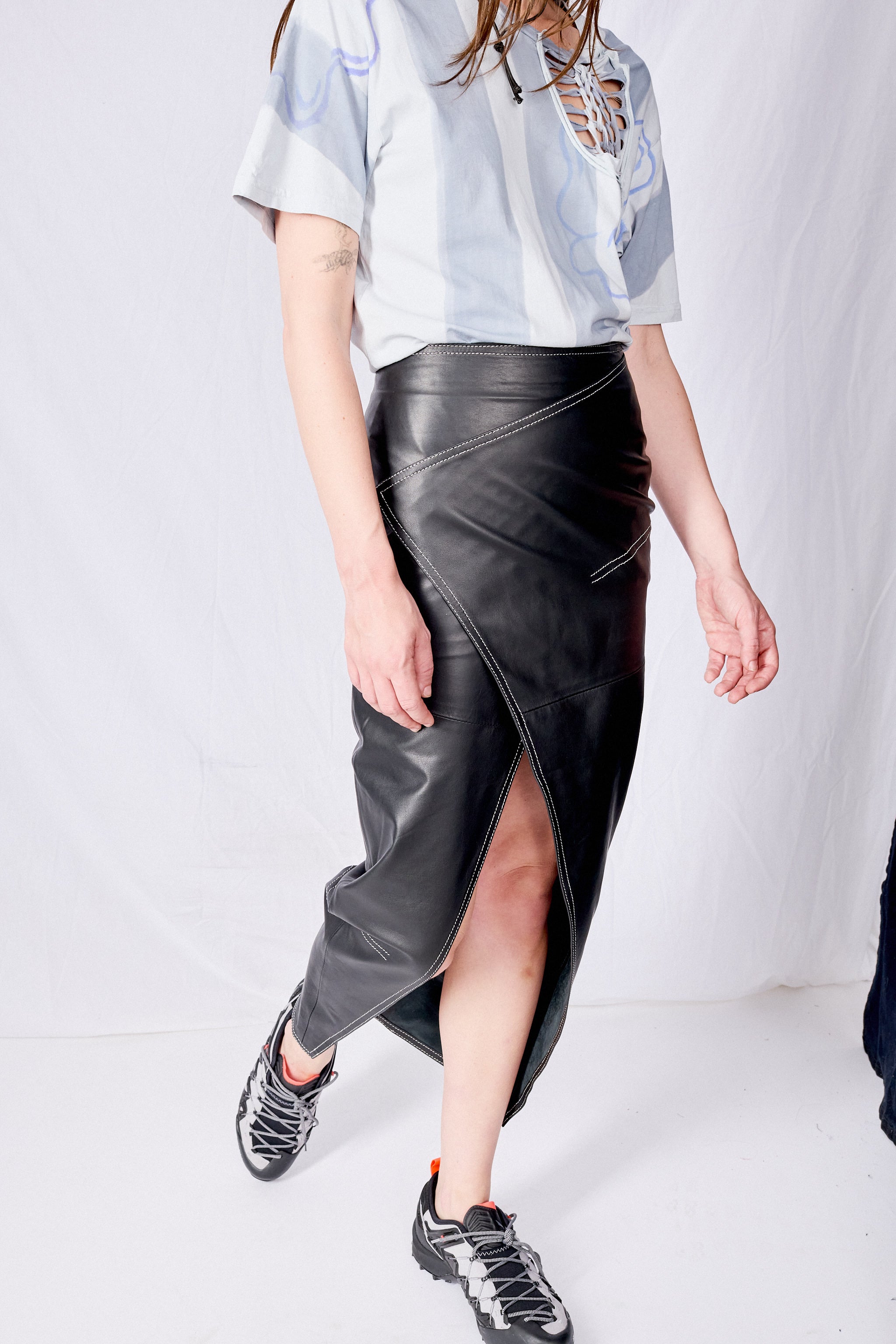 Black Leather Skirt