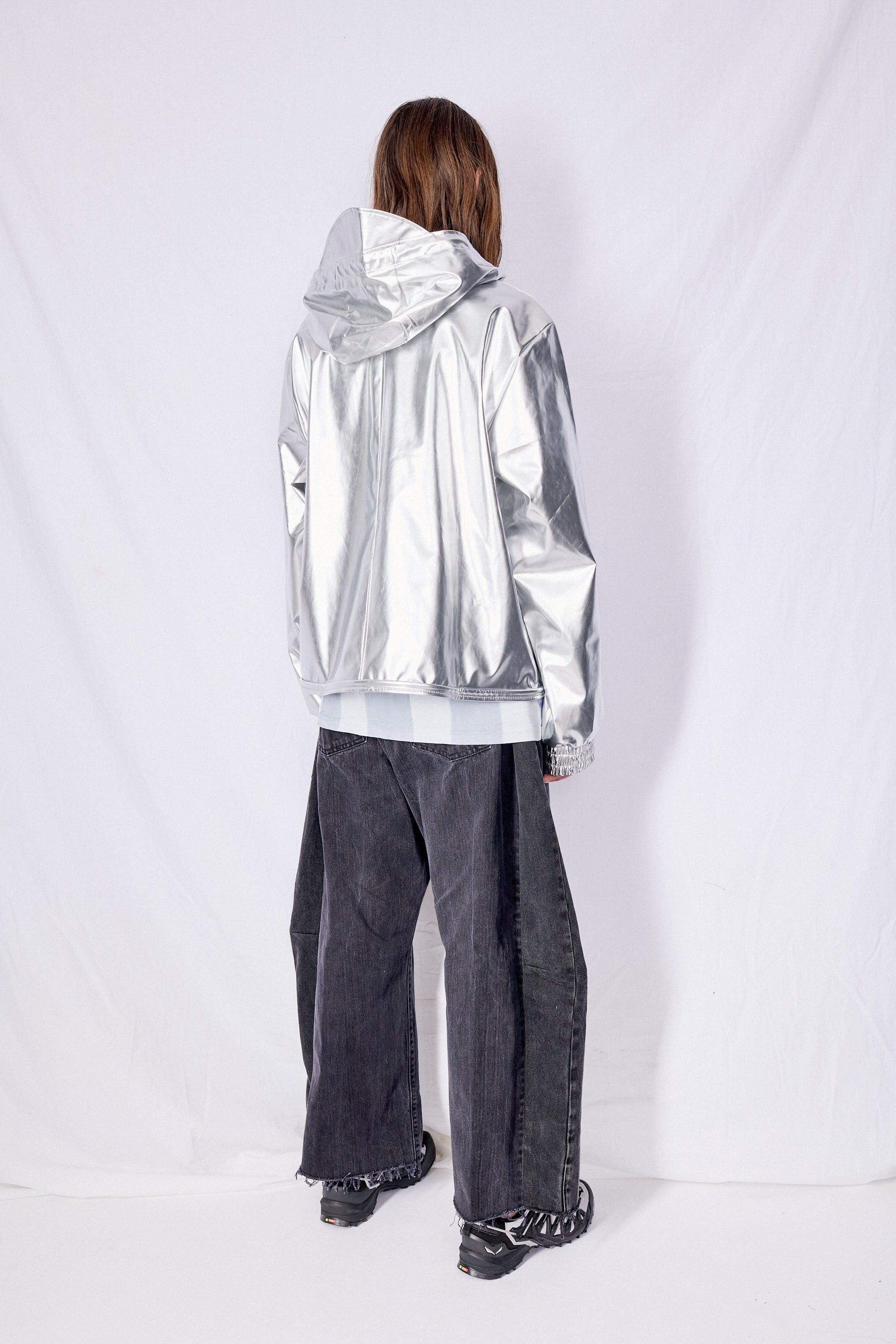 Mirror String W Hooded Rain Jacket