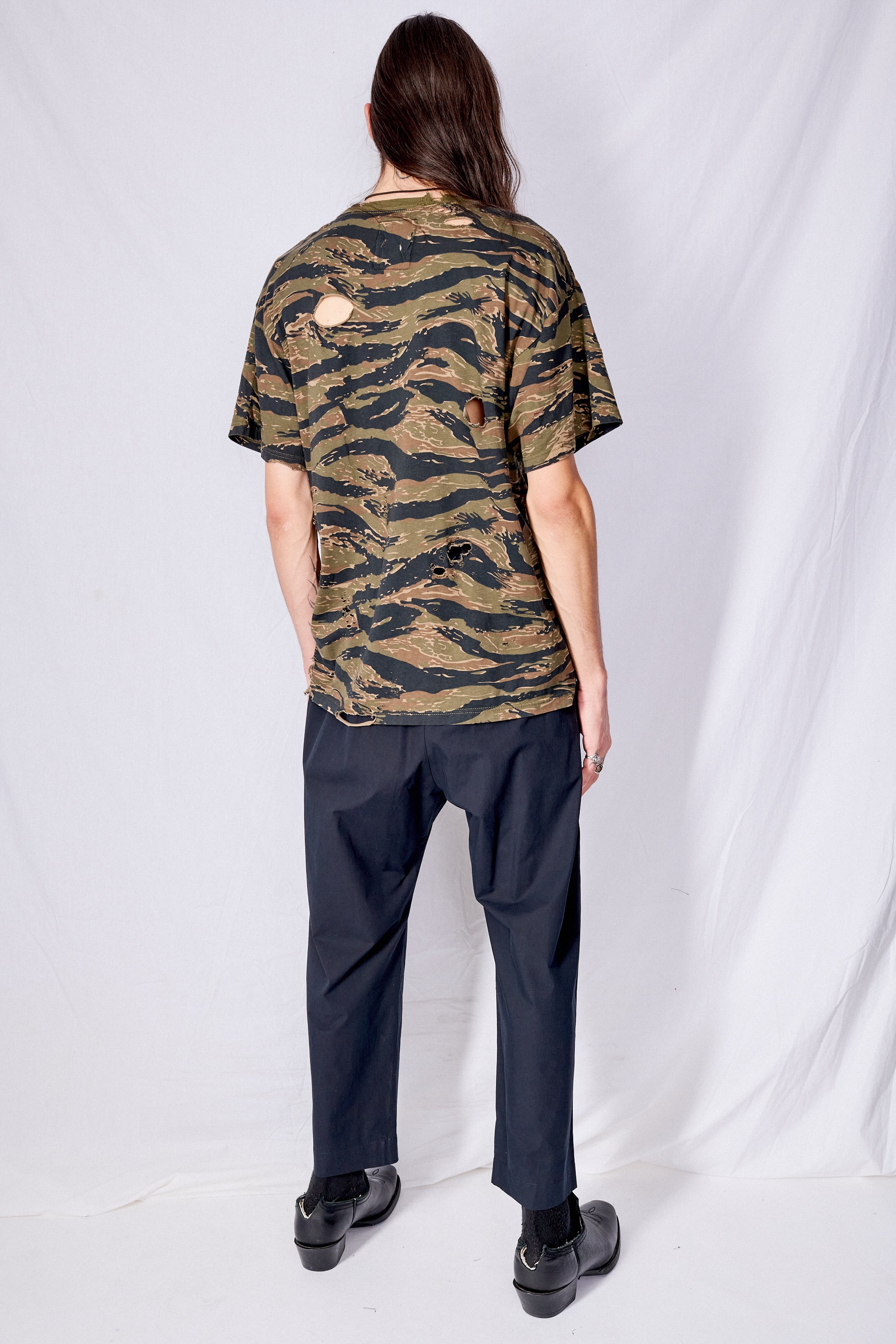 Distressed Camo T-Shirt