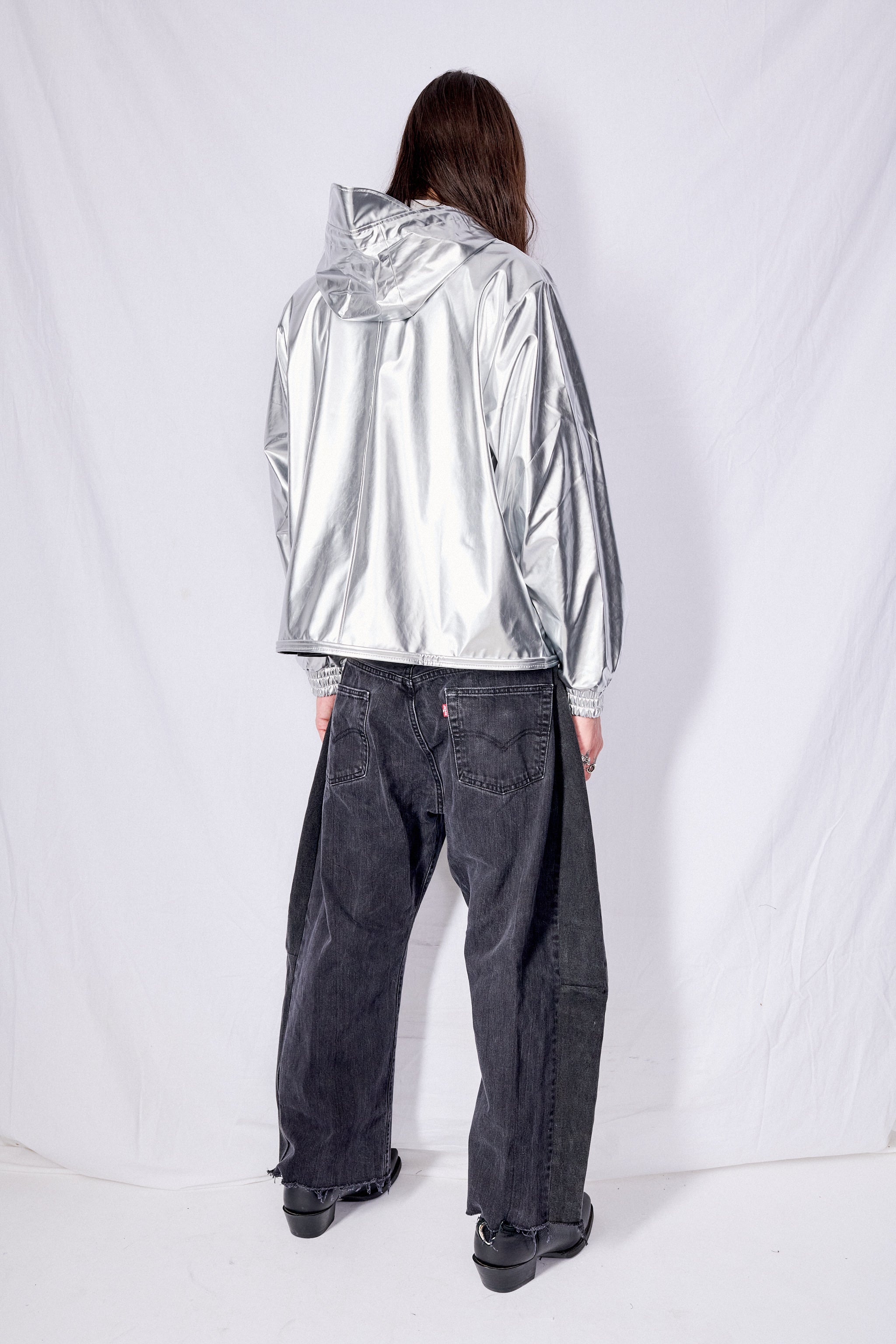 Mirror String W Hooded Rain Jacket