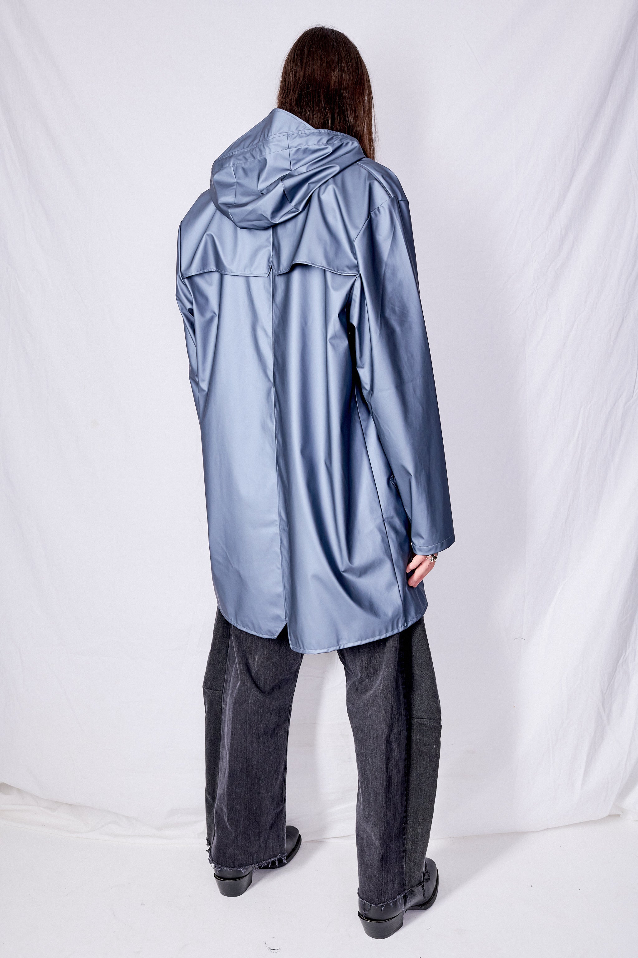 Bay Hooded Rain Long Jacket