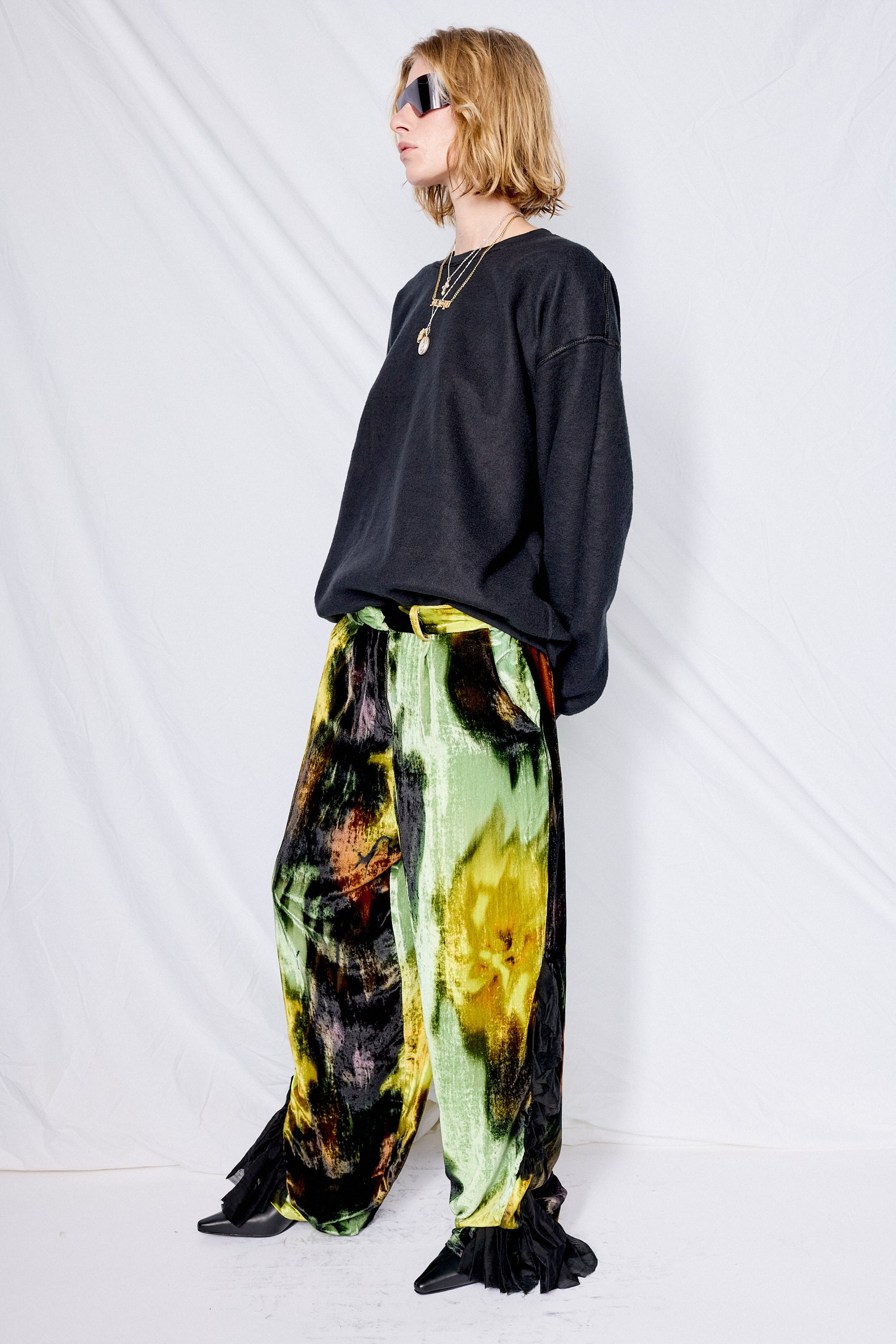 Melting Bloom Dante Ruffle Trouser