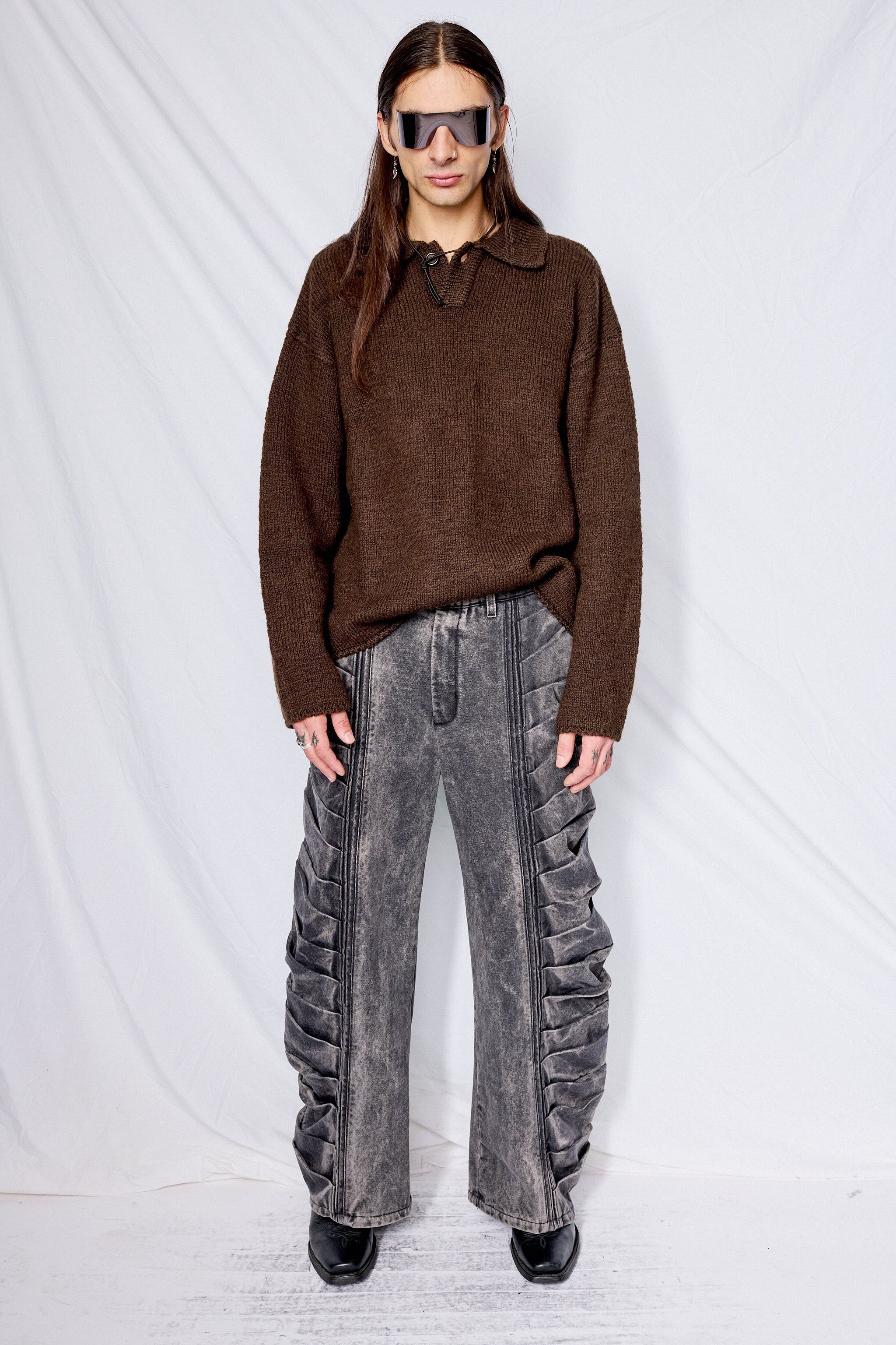 Acid Washed Mounstro Pants